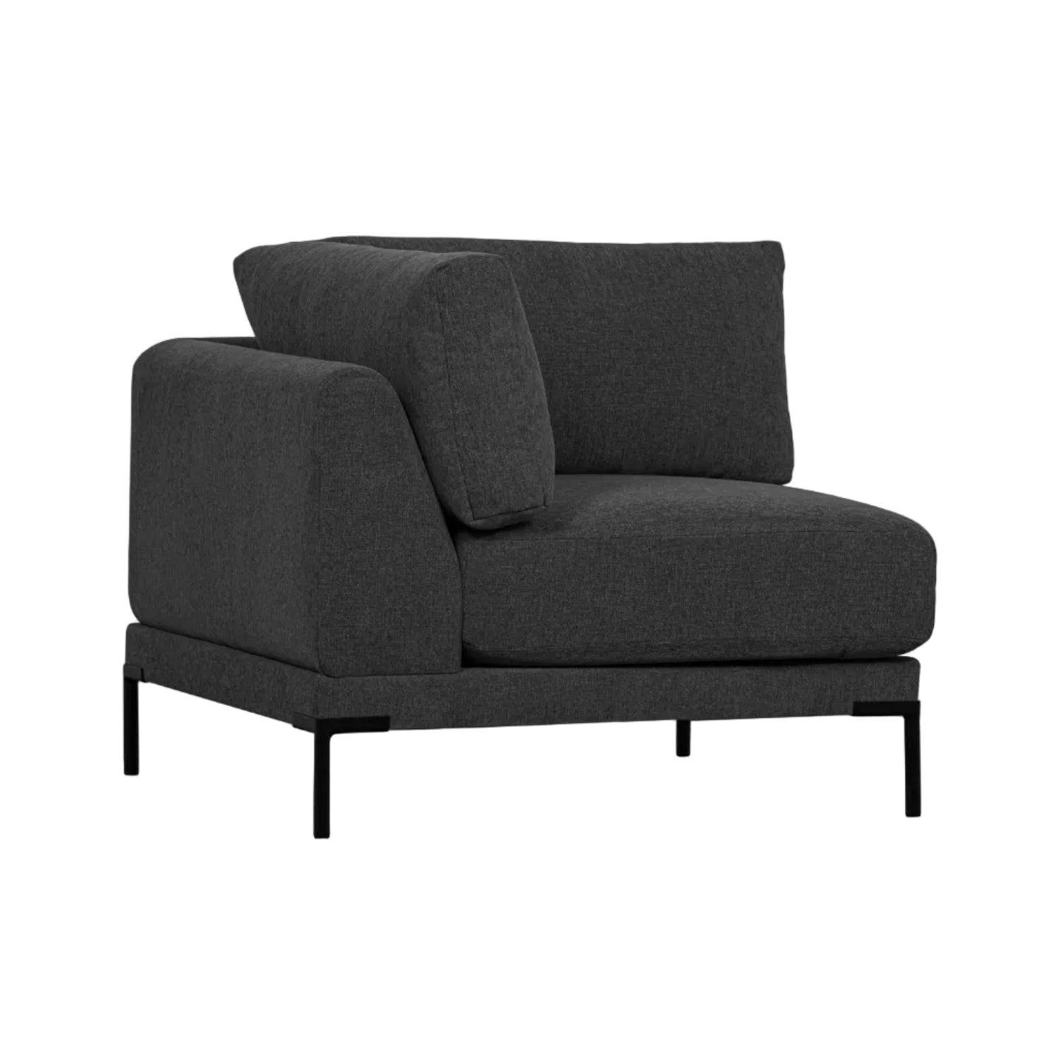 Sofa COUPLE - Eckmodul in Anthrazit