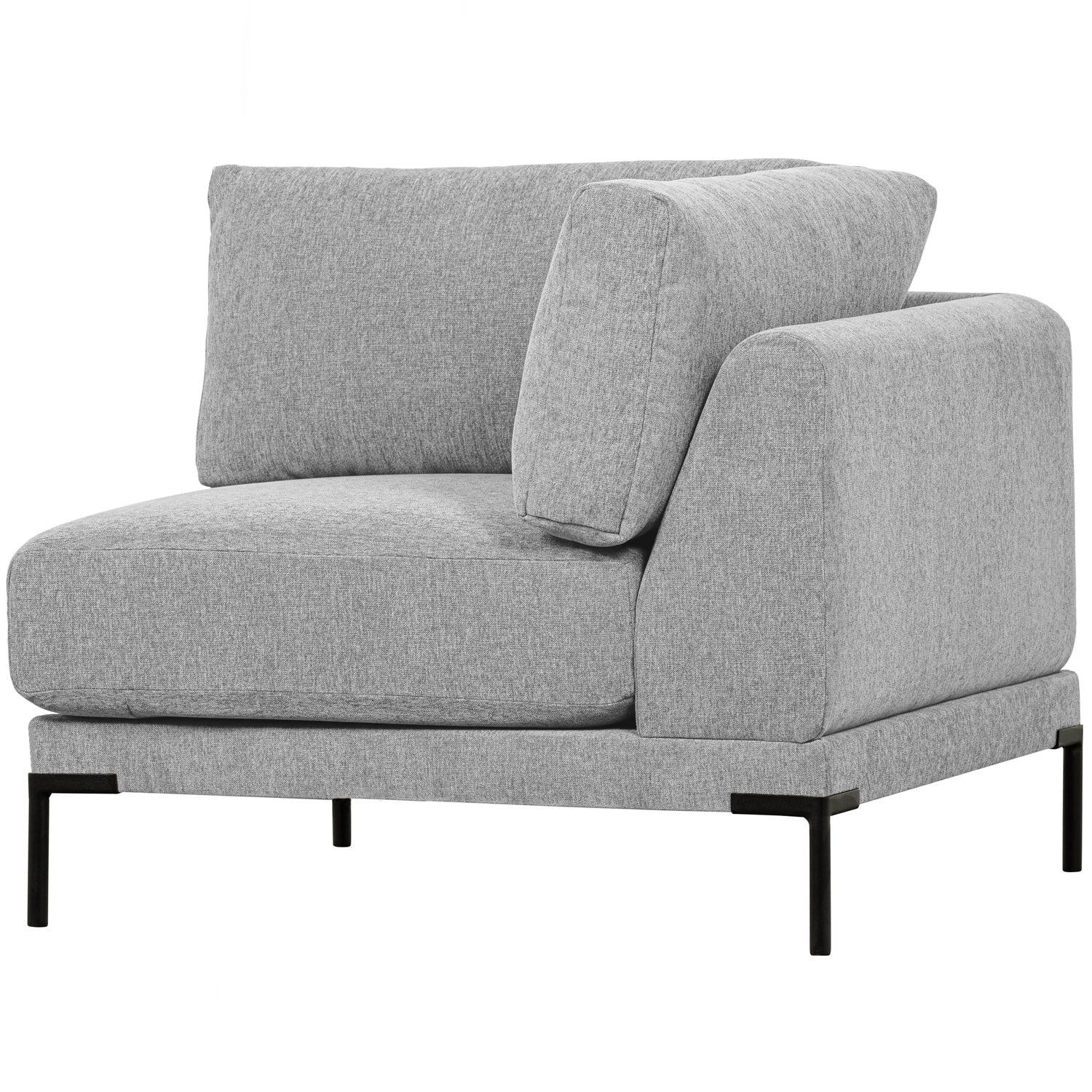 Sofa COUPLE - Eckmodul hellgrau
