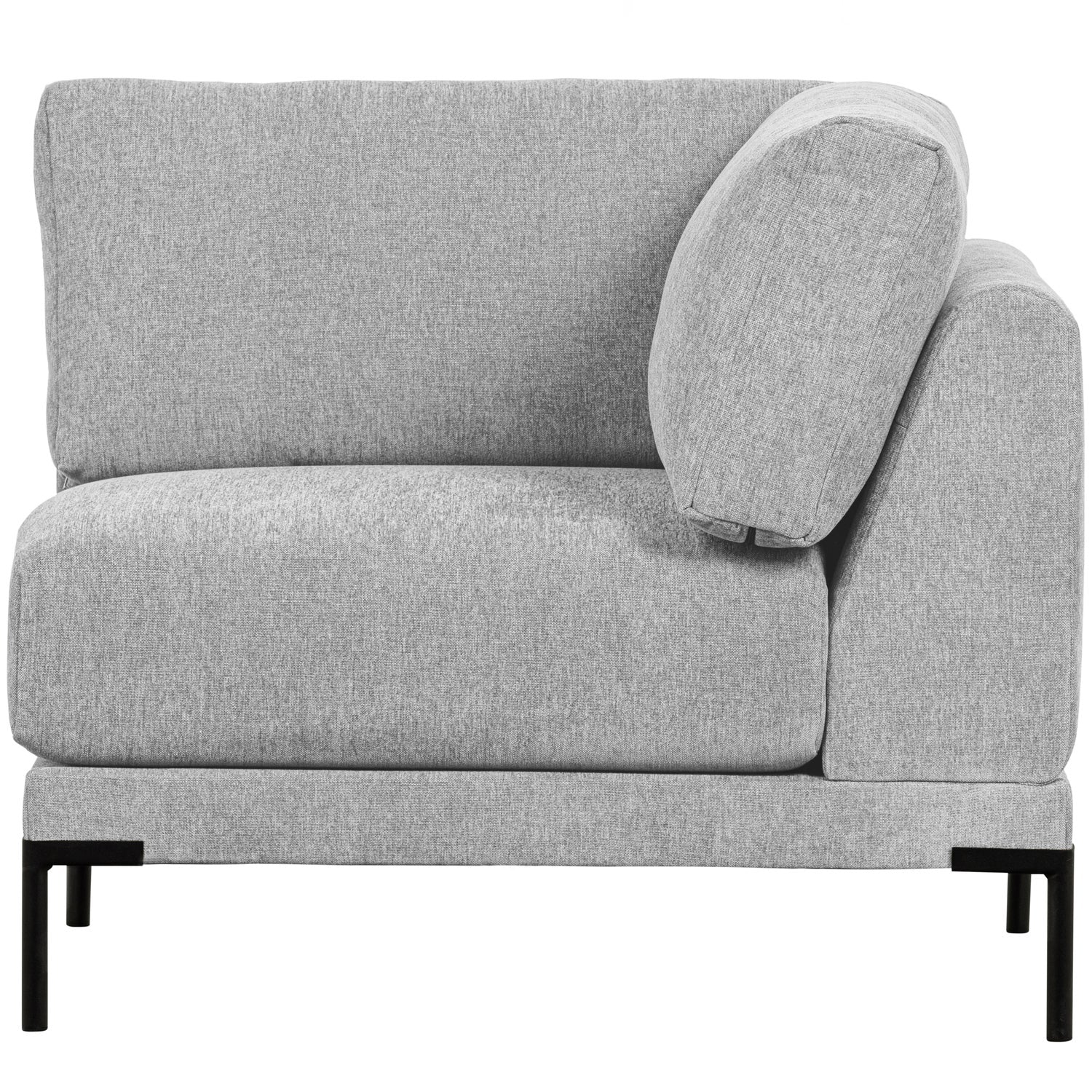 Sofa COUPLE - Eckmodul hellgrau