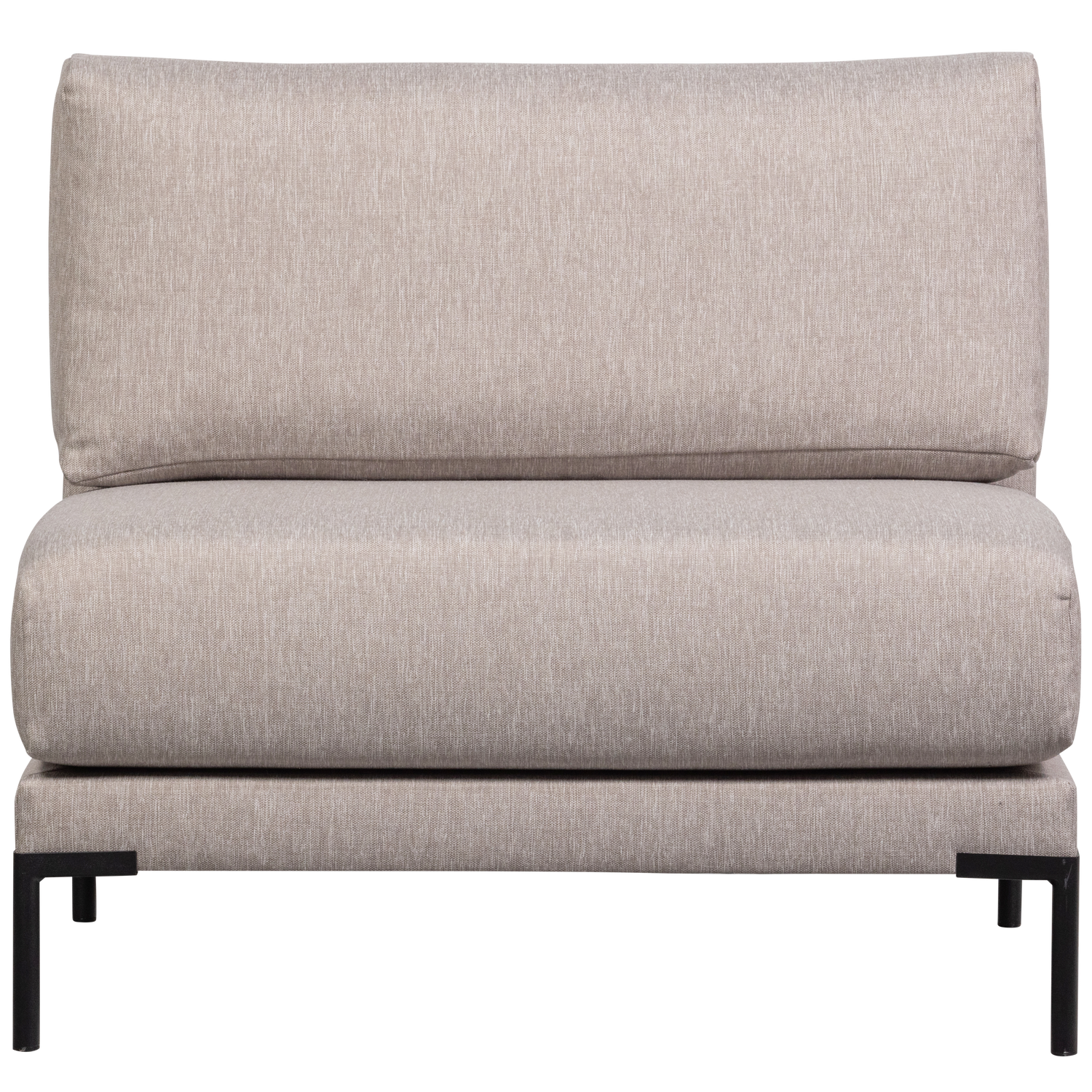 Fotel / moduł COUPLE DINING BENCH beżowy do salonu – Woood