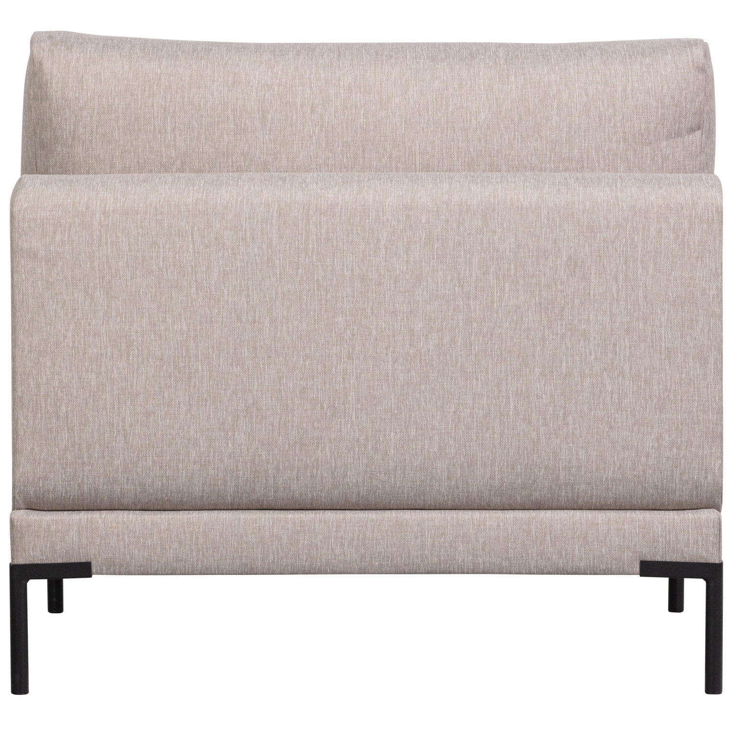 Fotel / moduł COUPLE DINING BENCH beżowy – styl japandi