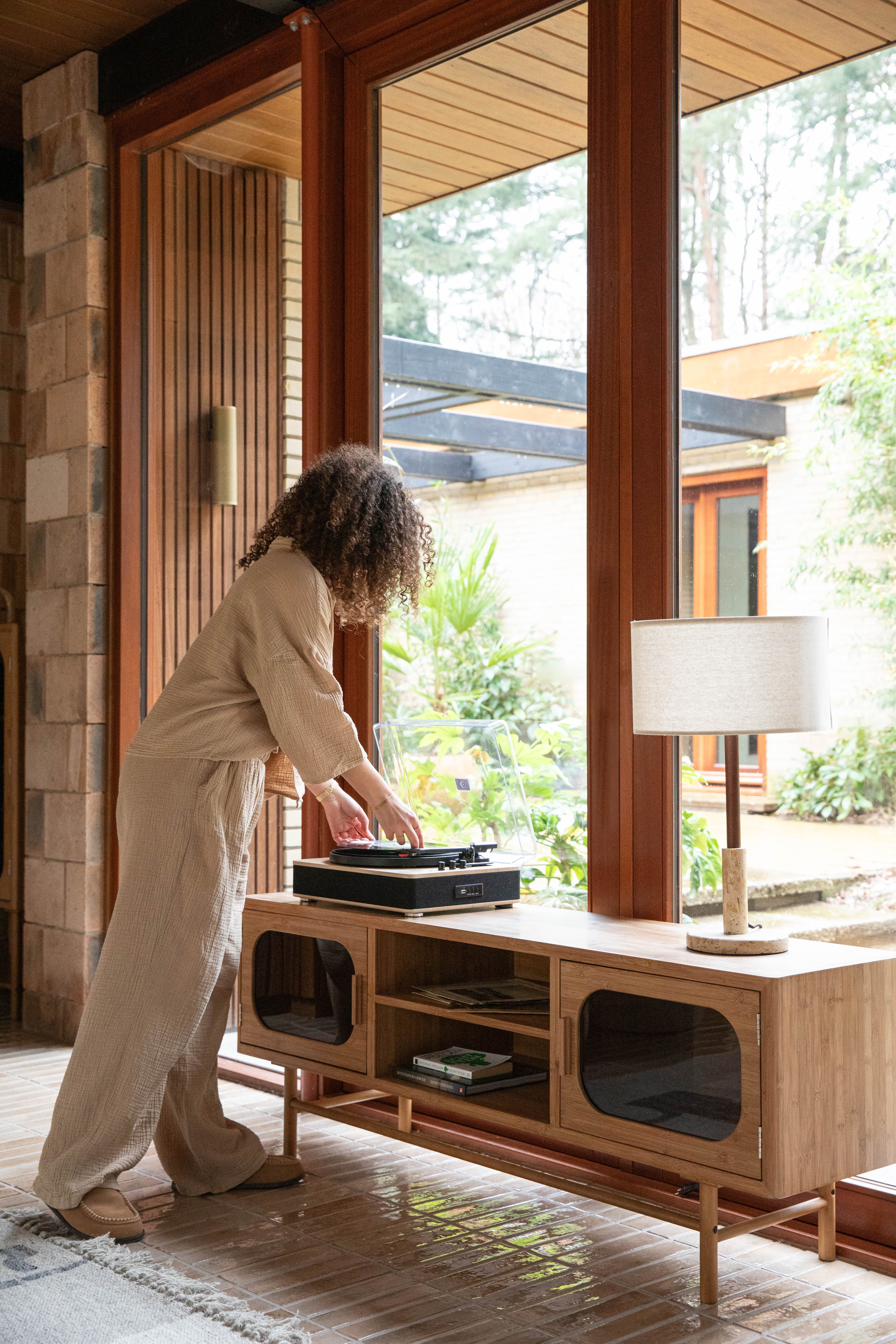 RTV-Szrank CAROUN karbonisiertes Bambusholz