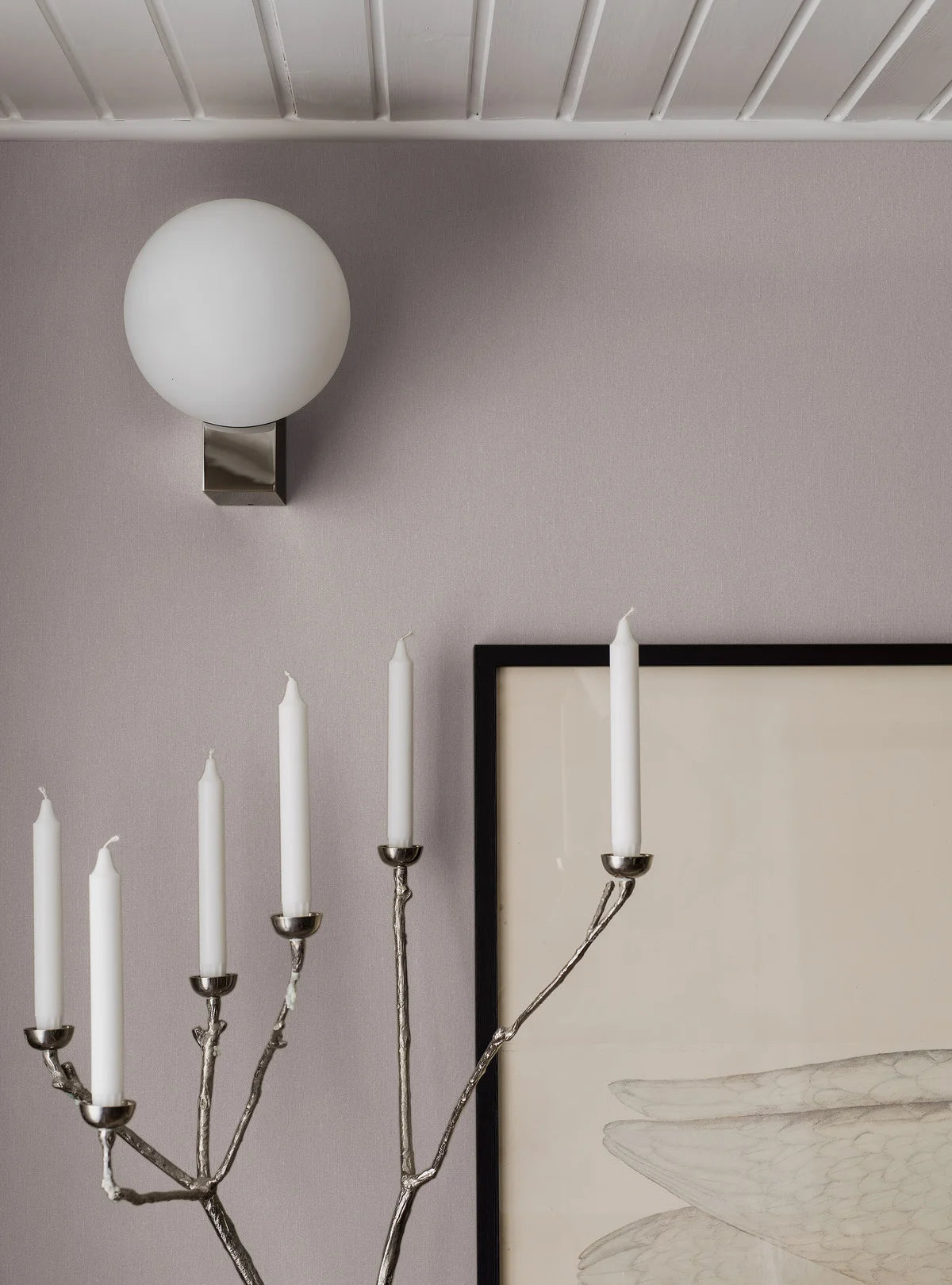 Strukturierte Tapete, die Leinen imitiert - HEATHER grau