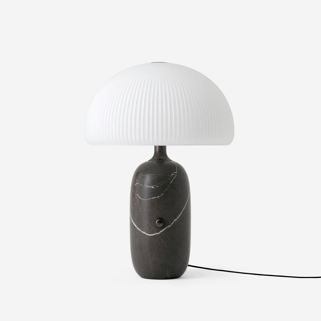 Tischlampe SCULPTURE grauer Marmor