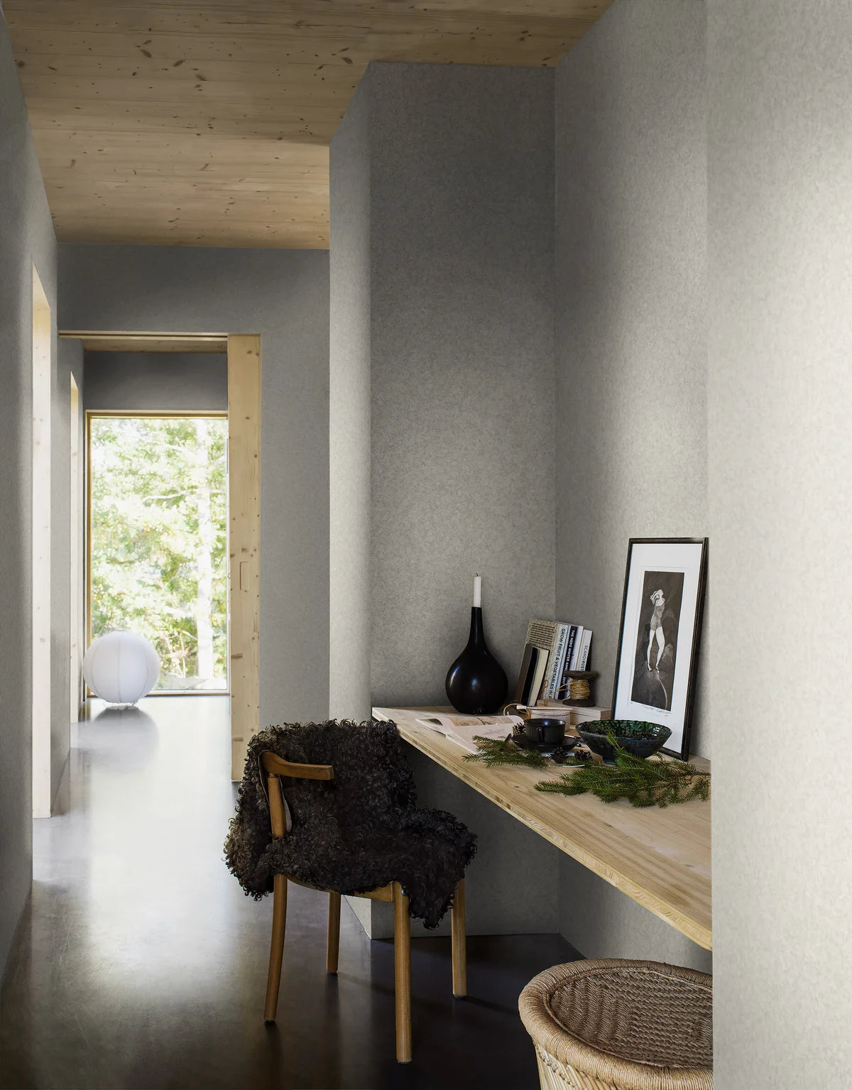 Steintapete NORTHERN STONE beige mit Weiß