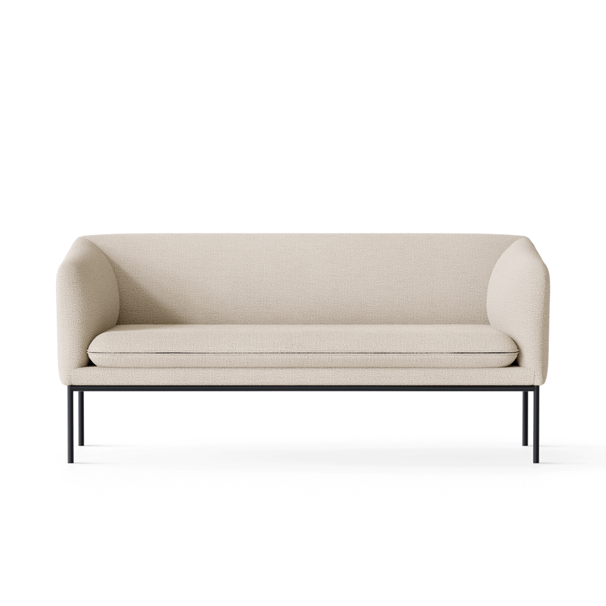 Sofa 2-osobowa TURN złamany biały boucle – ferm LIVING