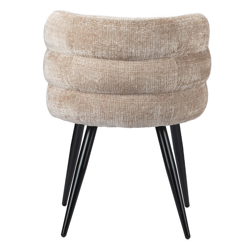 CLOUD Chair Cream Beige with Black Base
