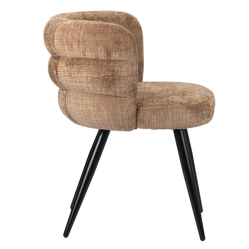 CLOUD Chair in Caramel with Black Base