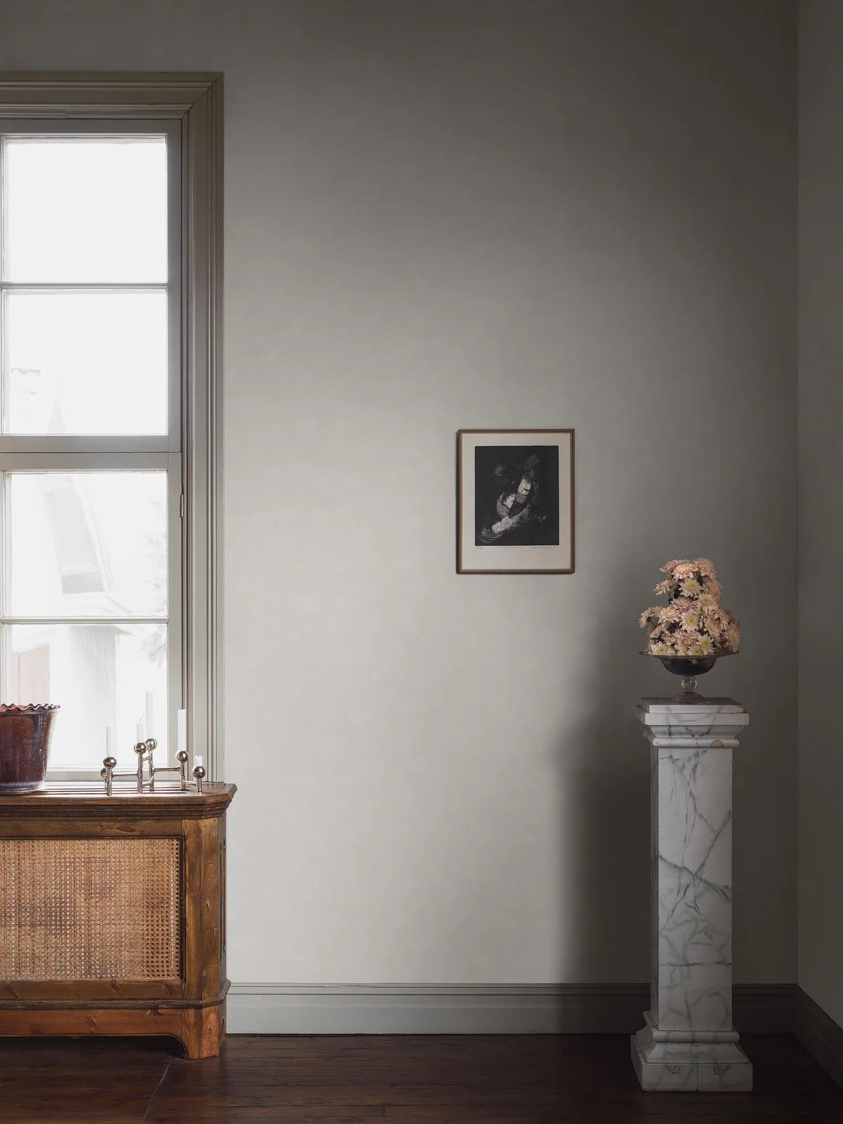Canvas-like Wallpaper SHADES - ALABASTER Dirty White