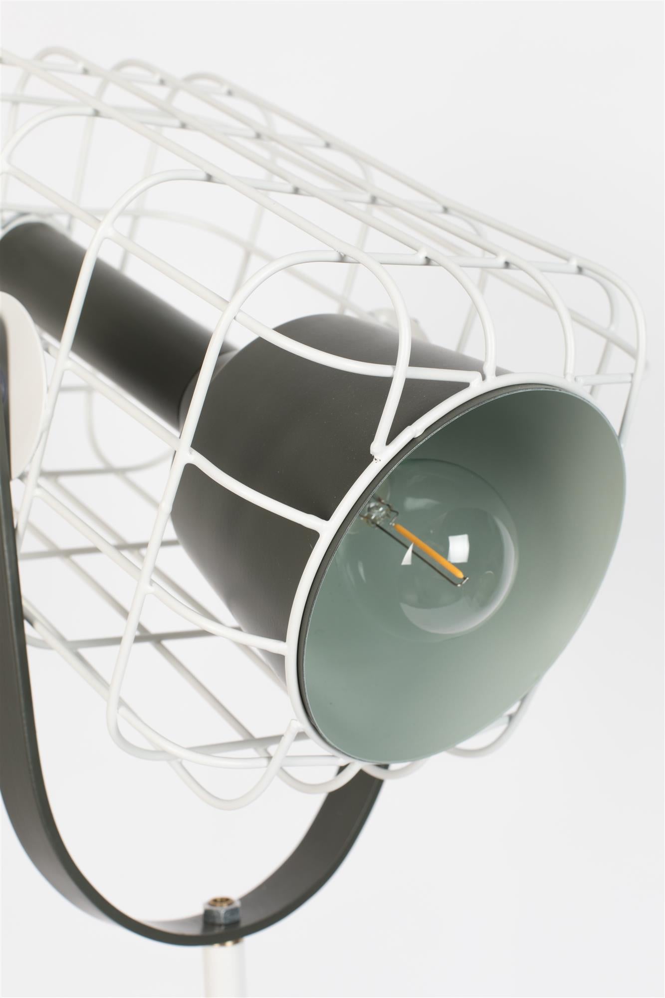 White CAGE Floor Lamp