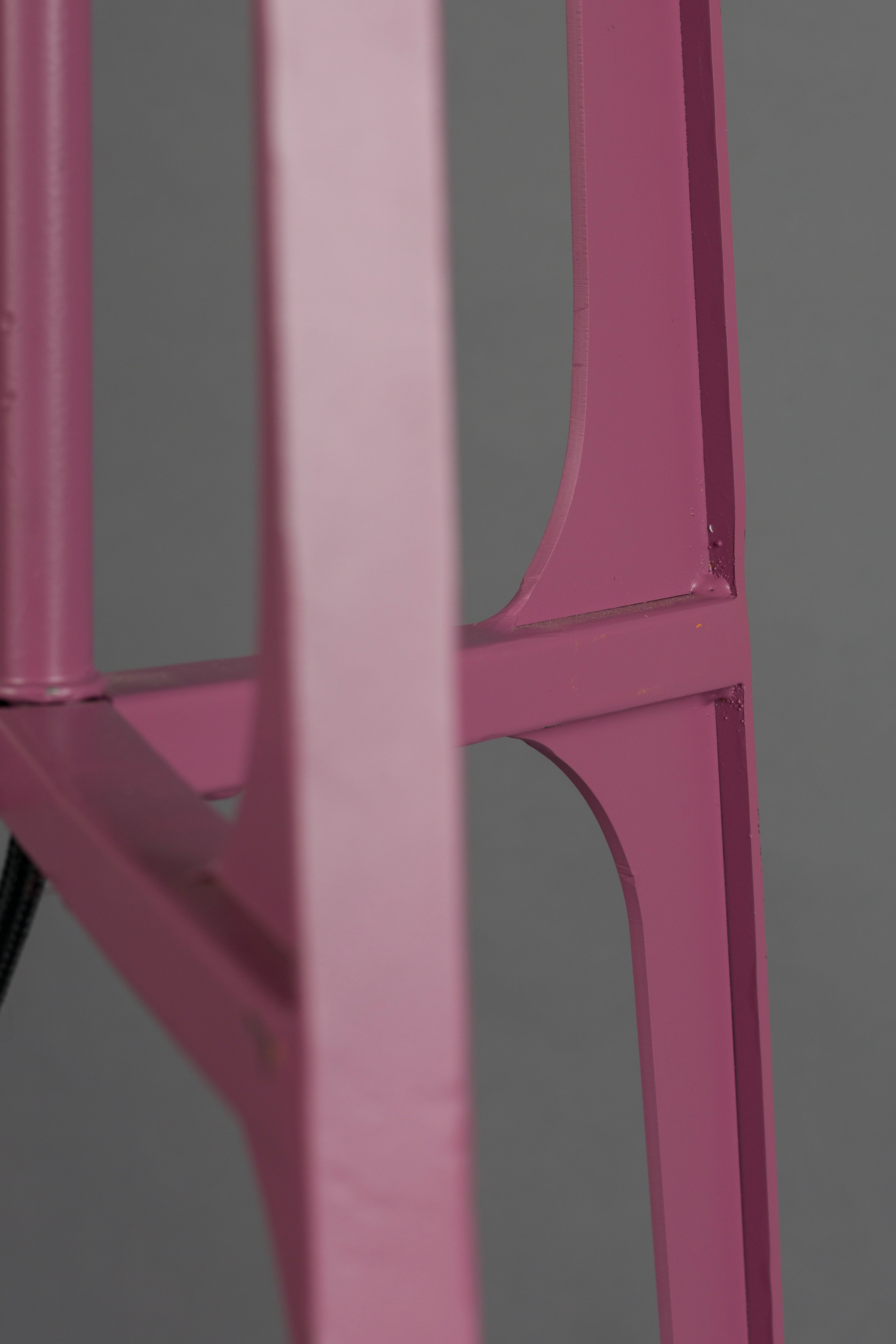 Lampe AFRA hellbraun mit pflaumenfarbener Basis