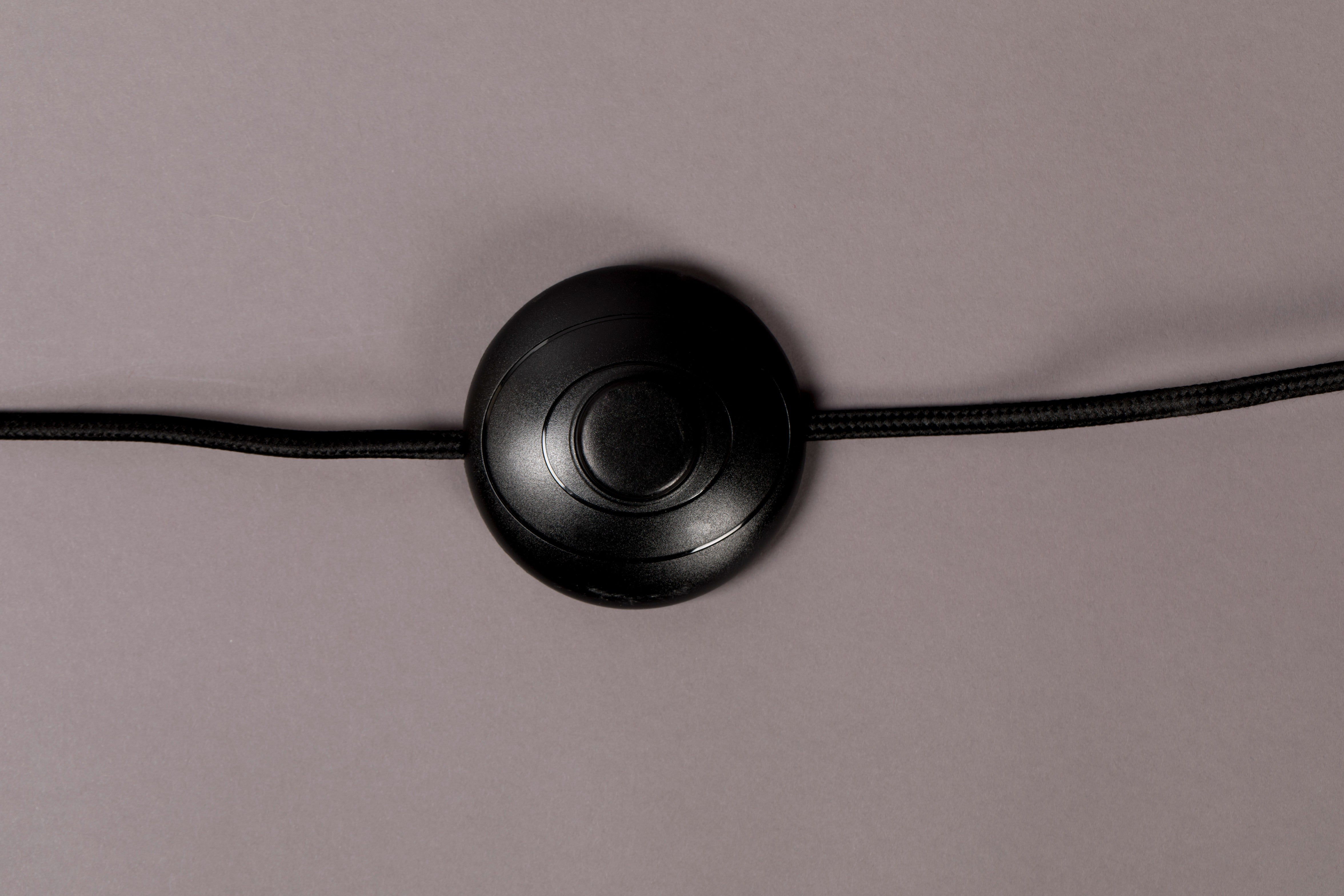 Lampe AFRA hellbraun mit pflaumenfarbener Basis