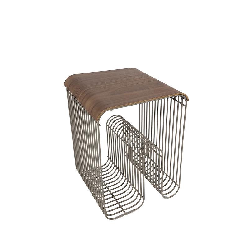 Taca CURVA dunkles Eichenholz