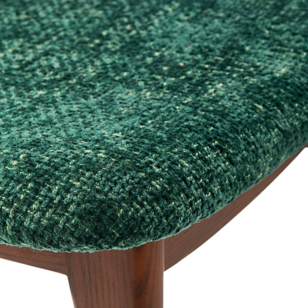 Stuhl HAPPY DAYS dunkelgrün mit Holzgestell