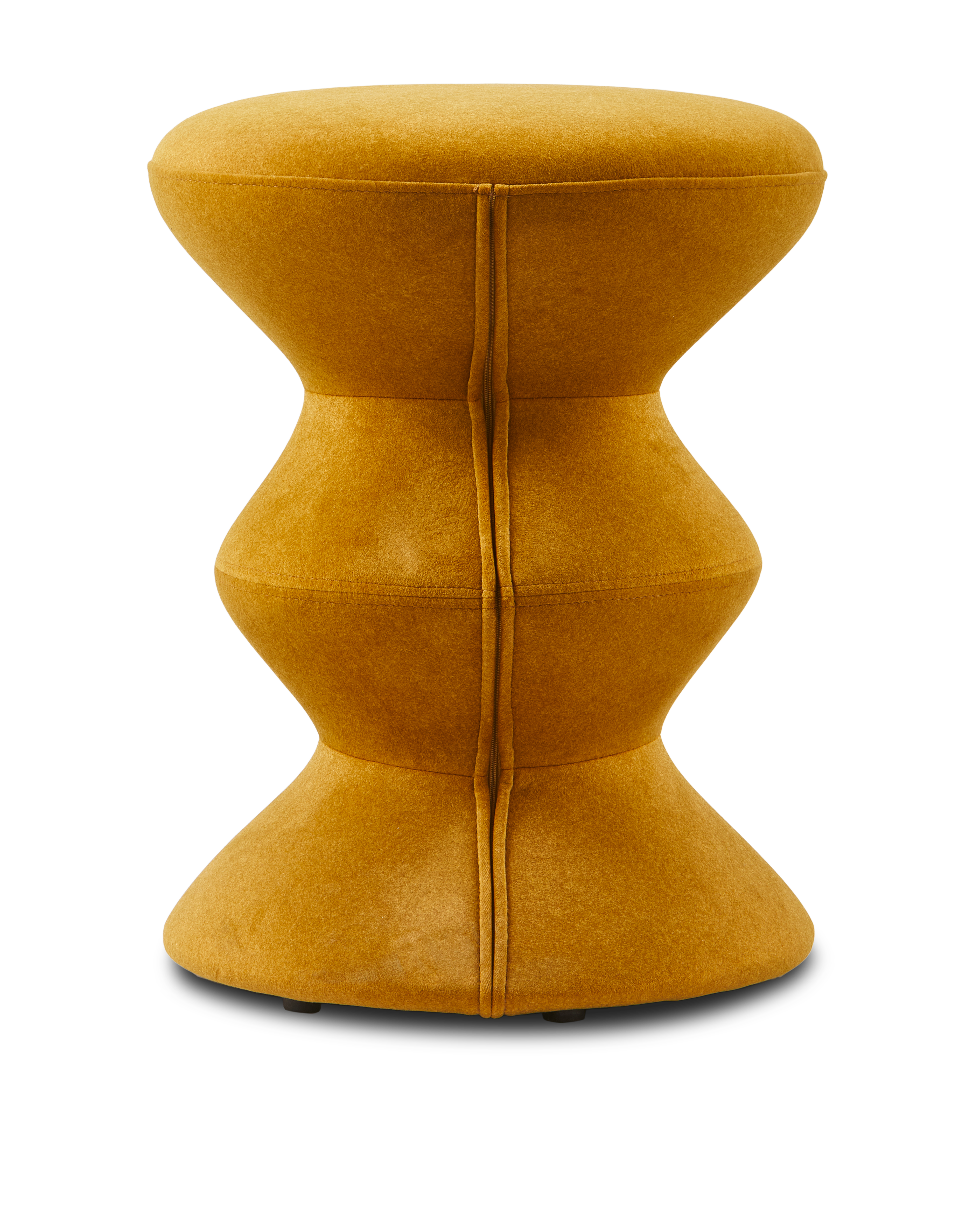 Hocker SOFT ZIG ZAG senfgelb