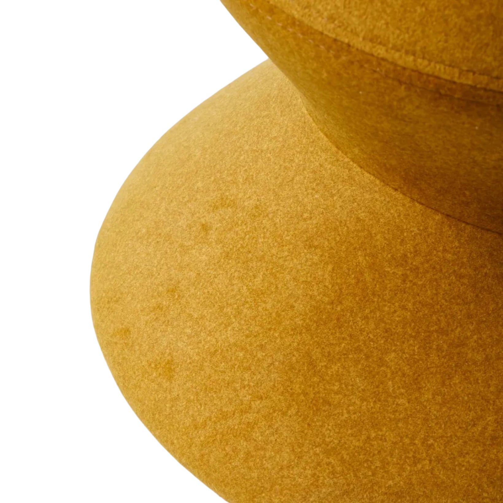 Hocker SOFT ZIG ZAG senfgelb