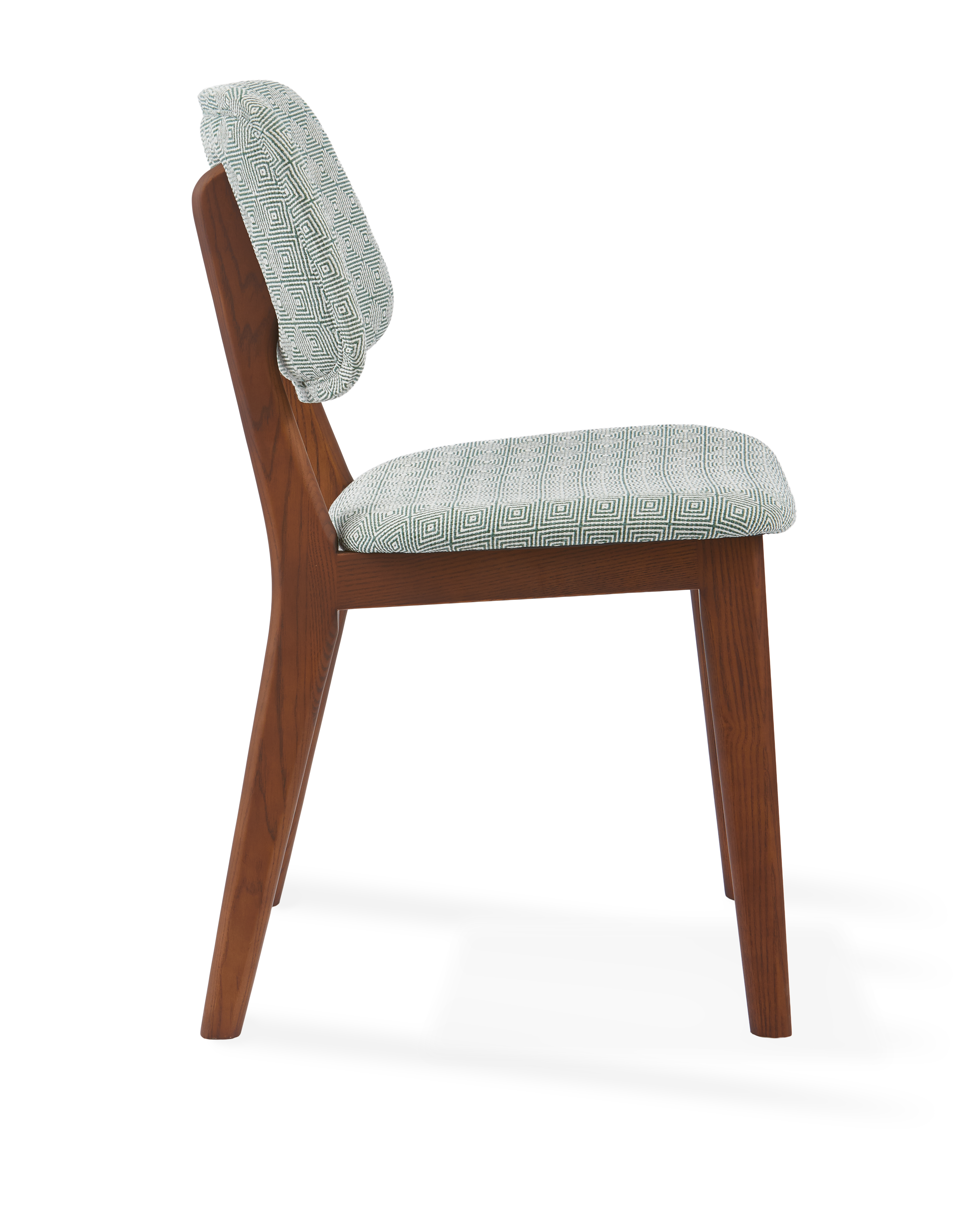 HAPPY DAYS chair green with wooden base
