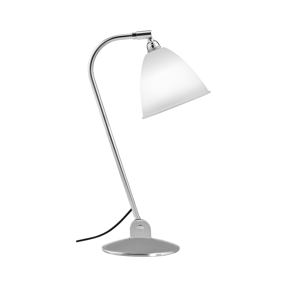 BESTLITE BL2 Table Lamp in Chrome with Porcelain Shade