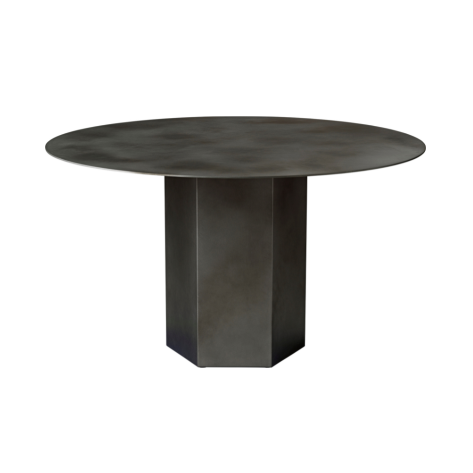 Runder Tisch EPIC grafitstahl