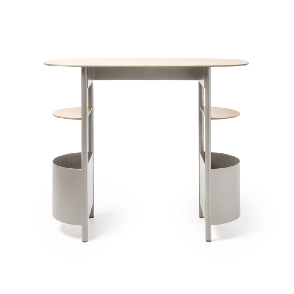 Schreibtisch VANILLA hellgrau