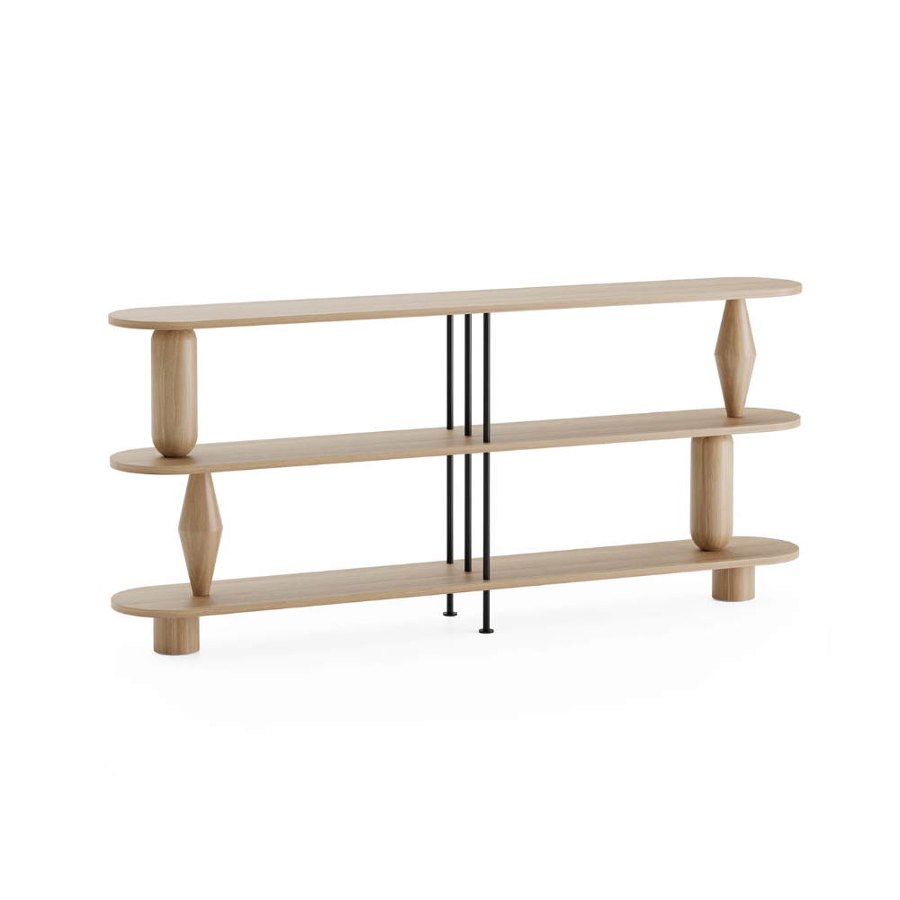 Regal VAZOO DUO aus Eichenholz