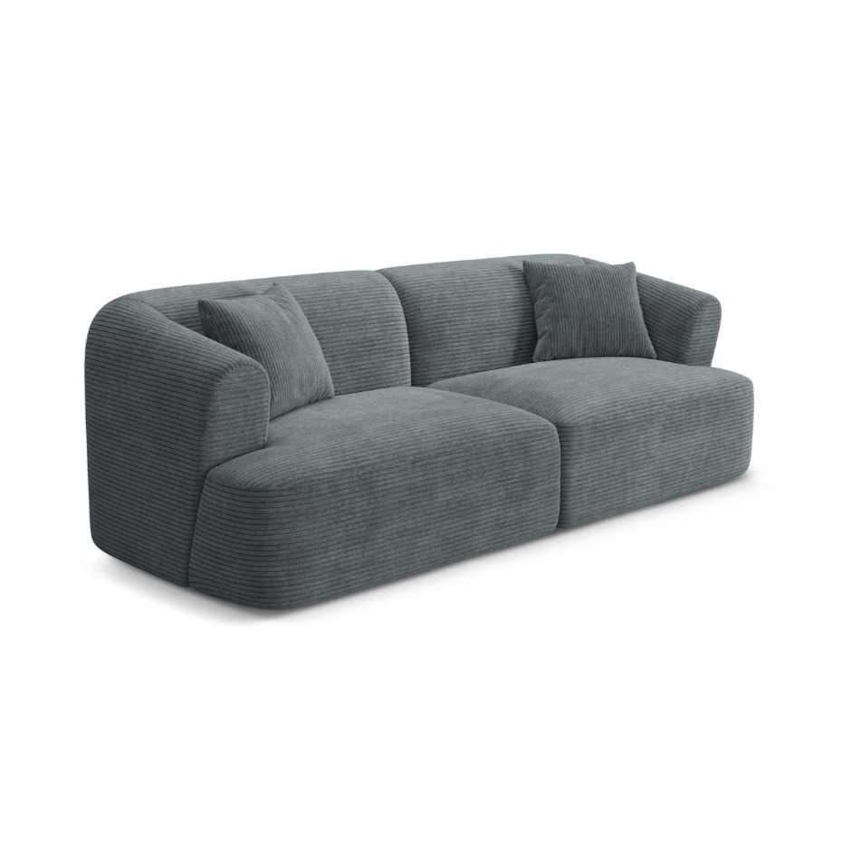Sofa 3-sitzig CAMPI grau Cord