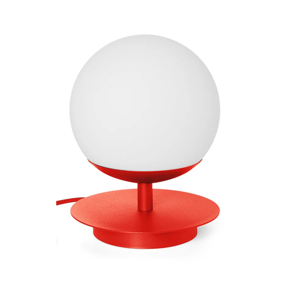 Table lamp PLAAT red-orange