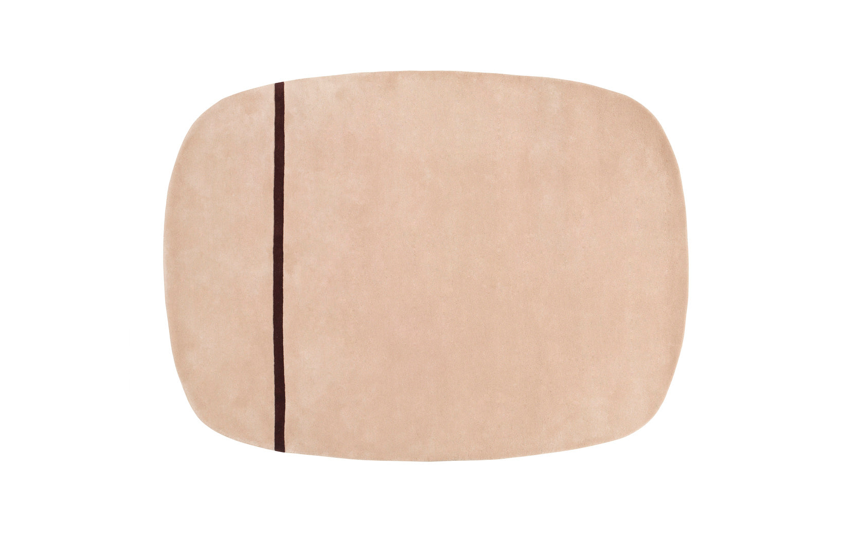 Ovaler Teppich OONA rosa