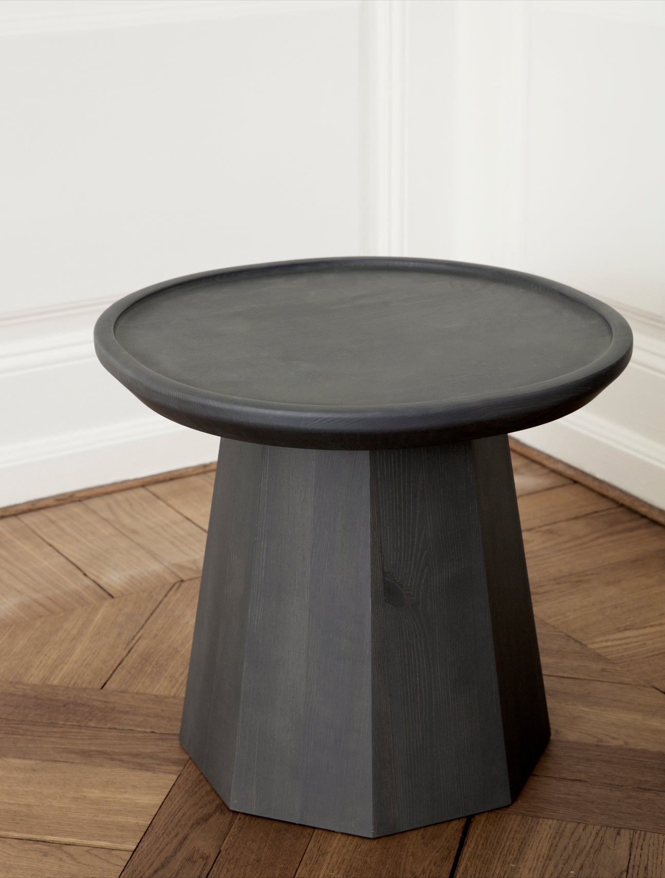 Pine navy blue coffee table