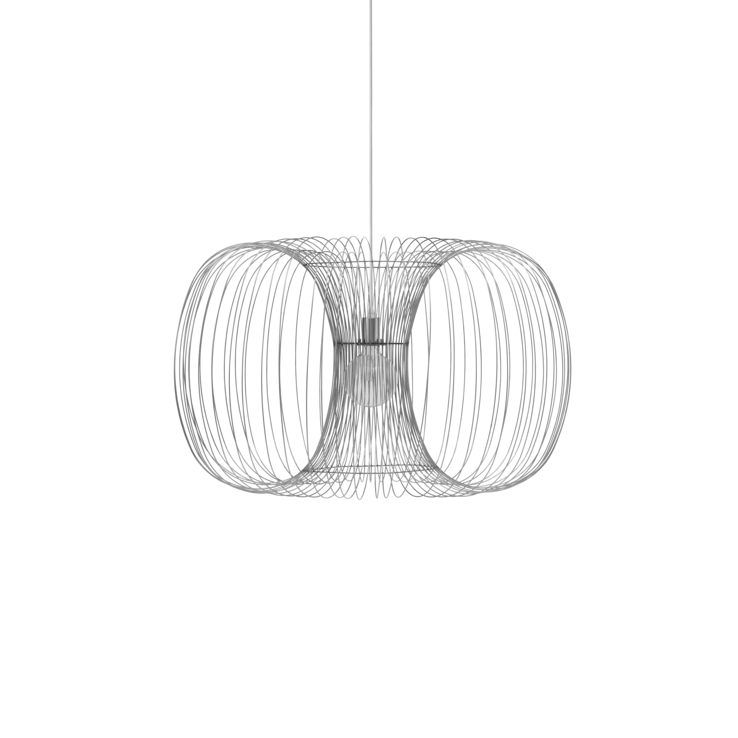COIL pendant lamp stainless steel