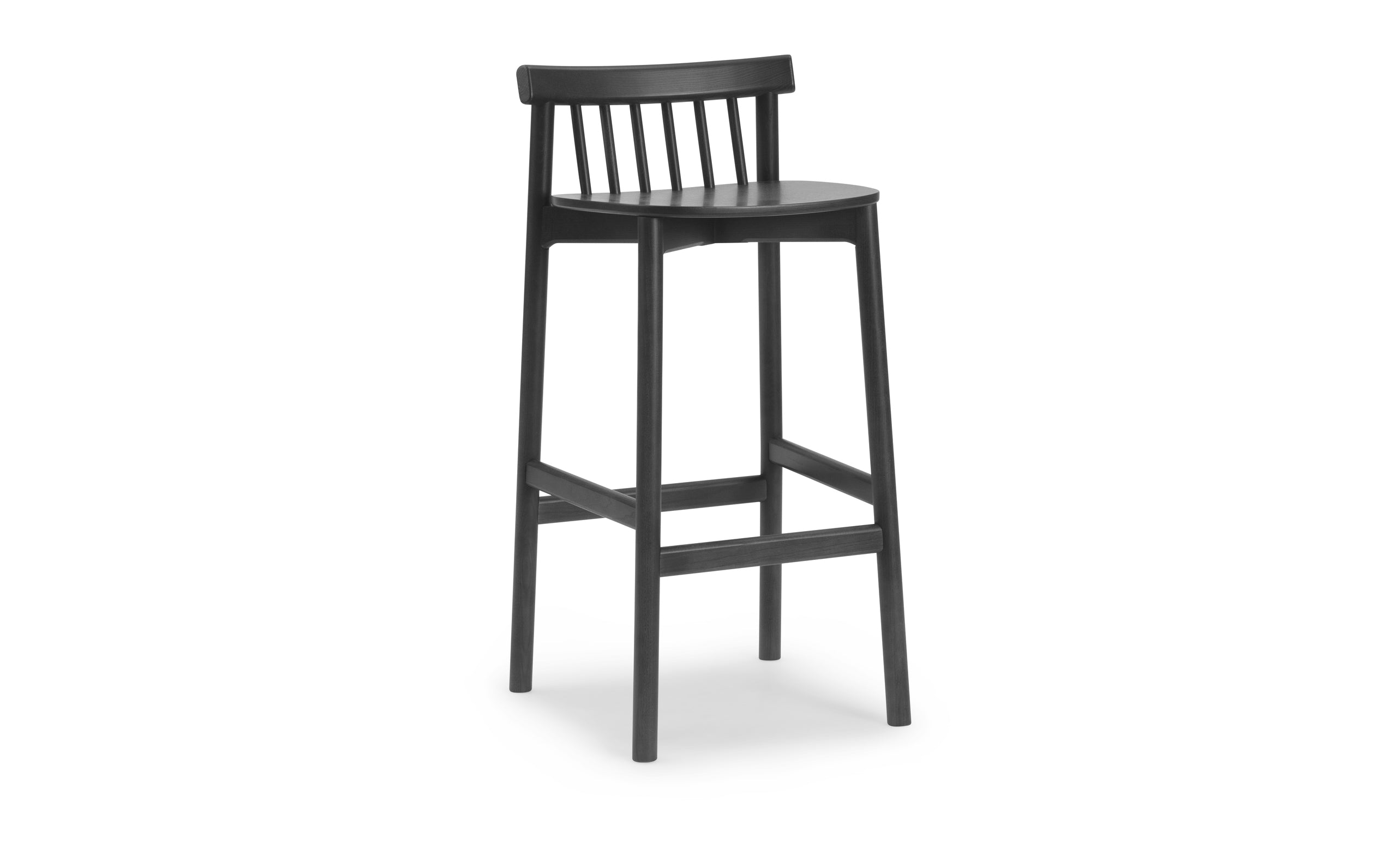 Pind bar chair black ash veneer