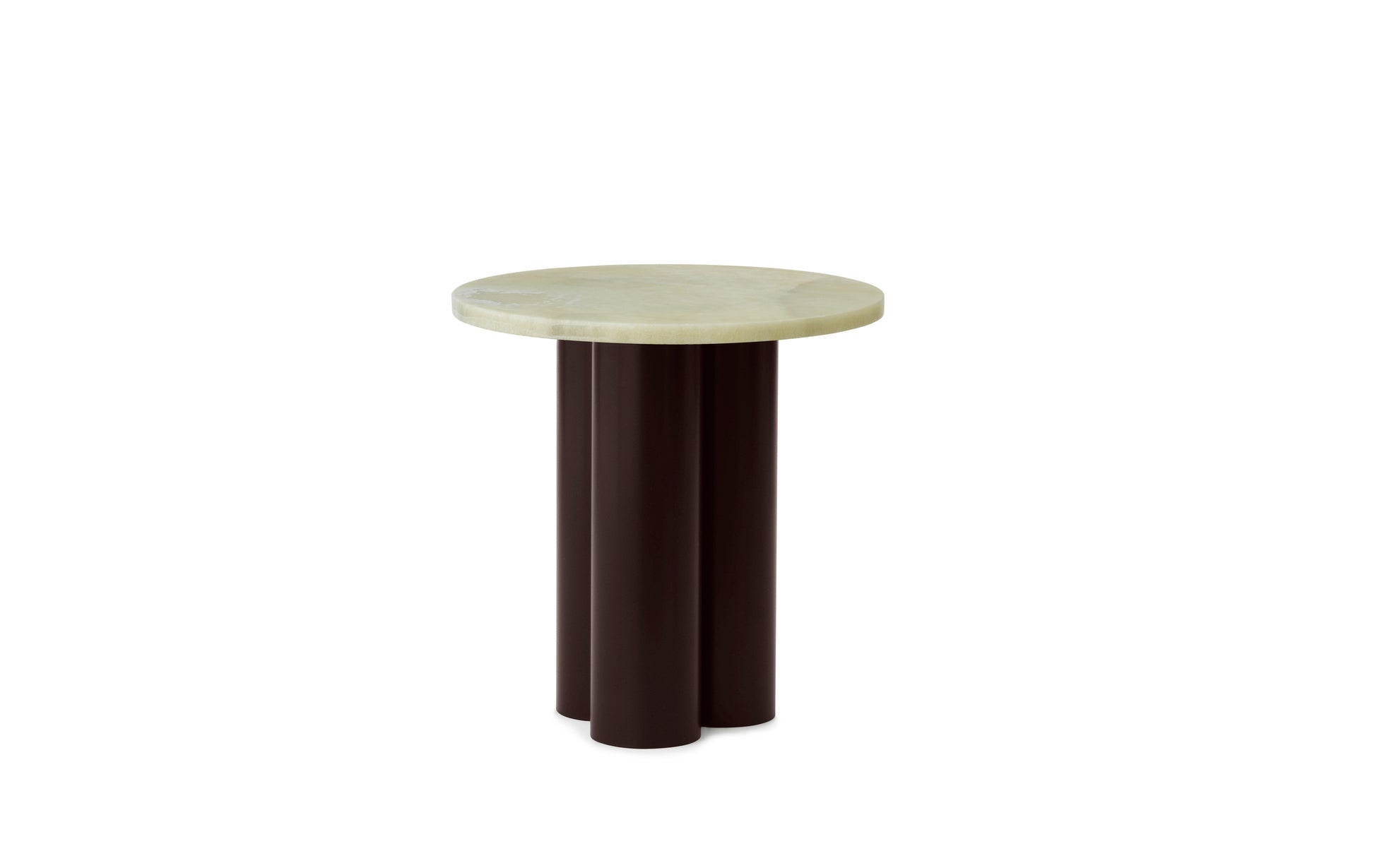 Side table dit brown base