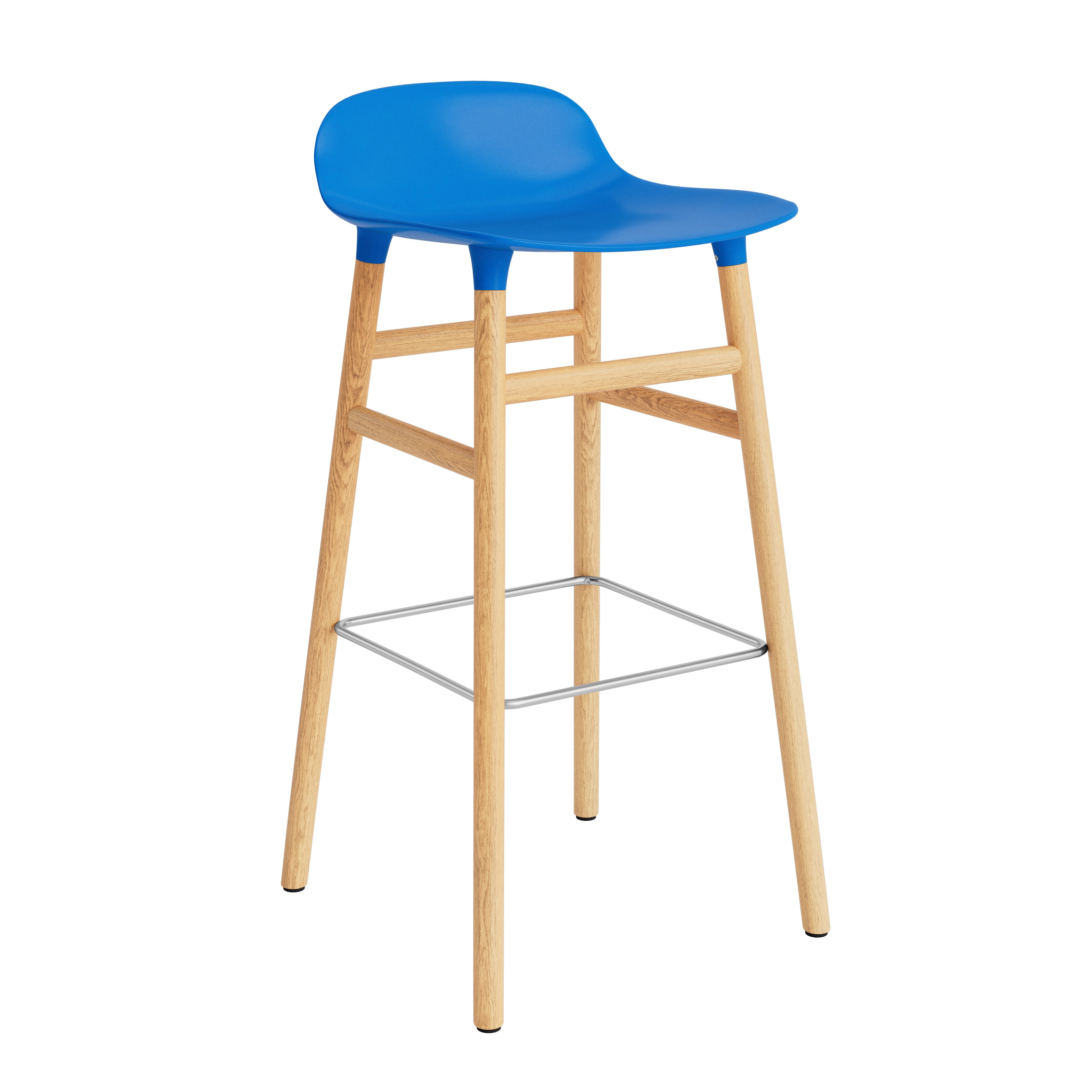Hocker forms blue with an oak base