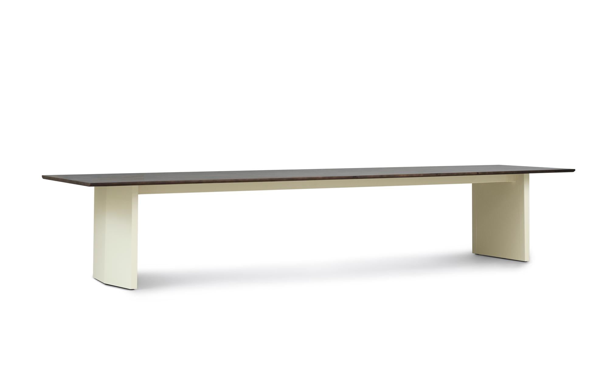 Cream panel table