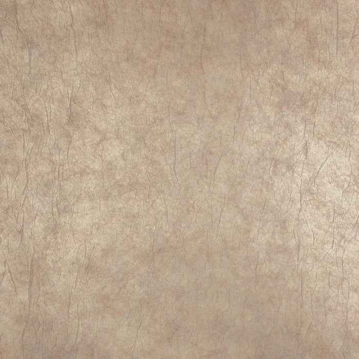 Textured metallic fabric wallpaper with pleats OXEA - BEIGE POUDRÉ PLATINE beige platinum