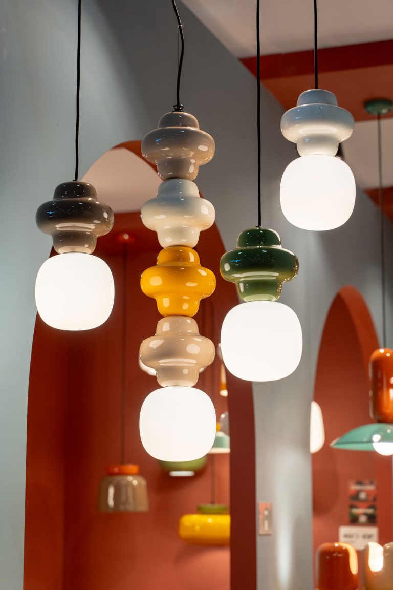 COPACABANA ceramic pendant lamp in sage