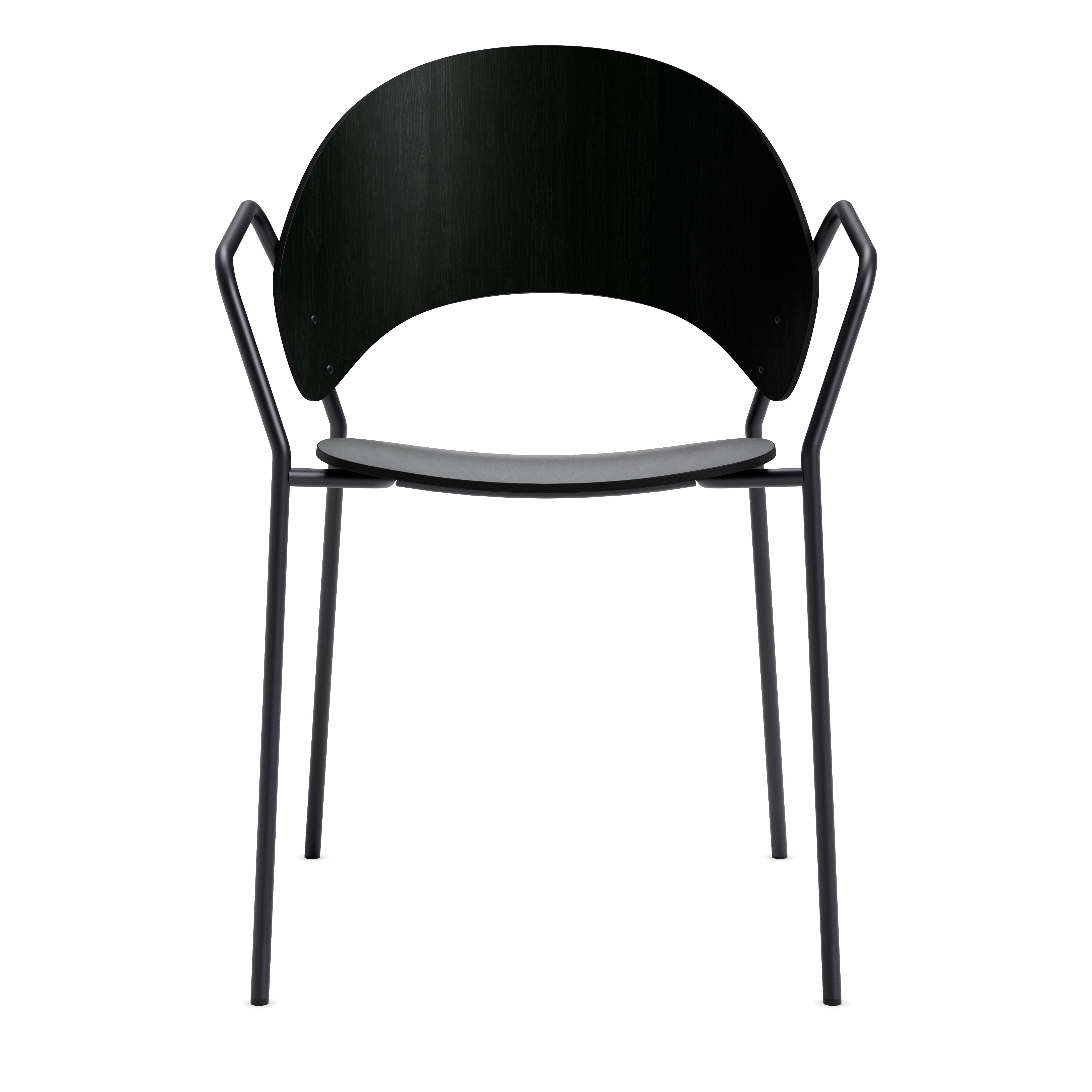 DOSINA Armchair with Armrests Black