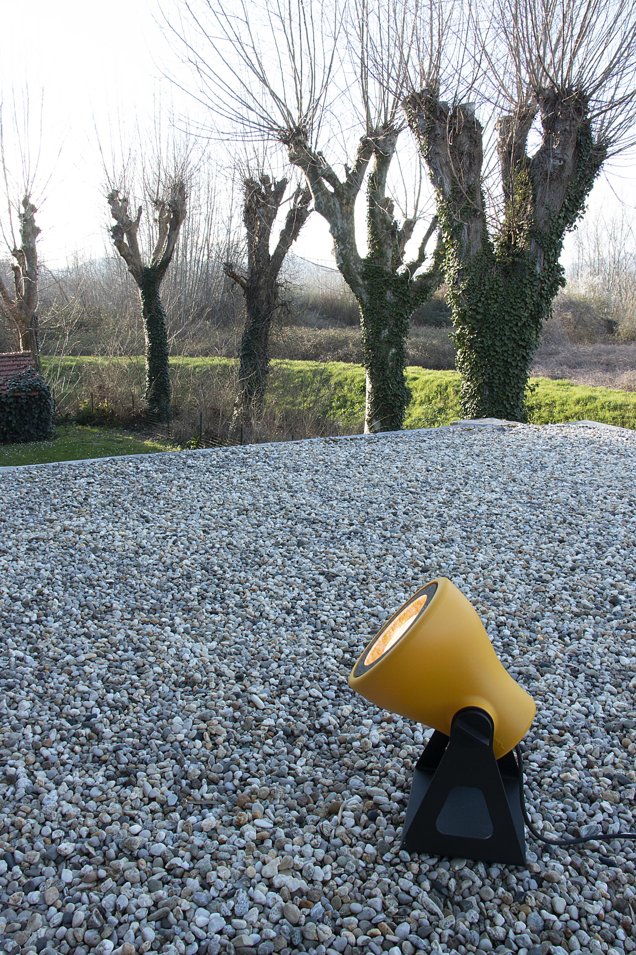 Lampa zewnętrzna podłogowa FROG żółty