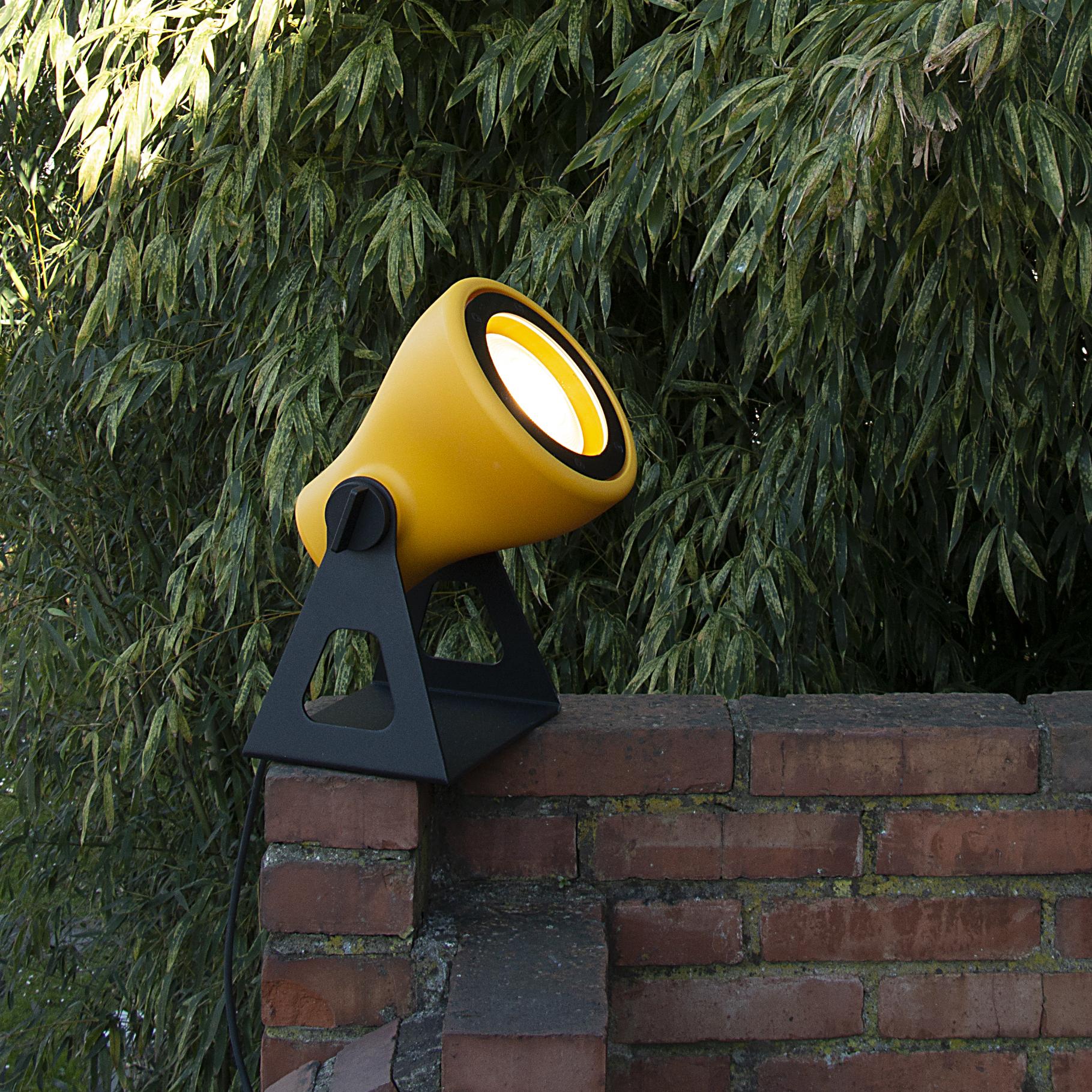 Lampa zewnętrzna podłogowa FROG żółty