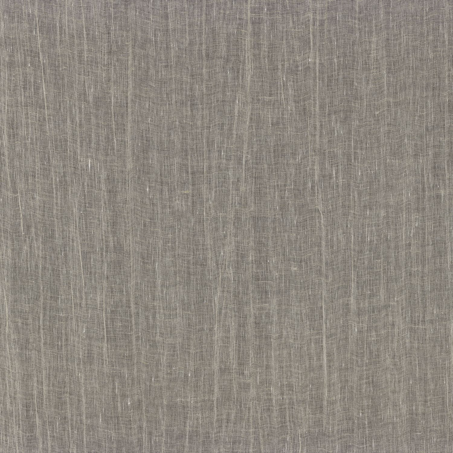 Linen Textured Fabric Wallpaper LINON - FLAX NOIR Muted Brown