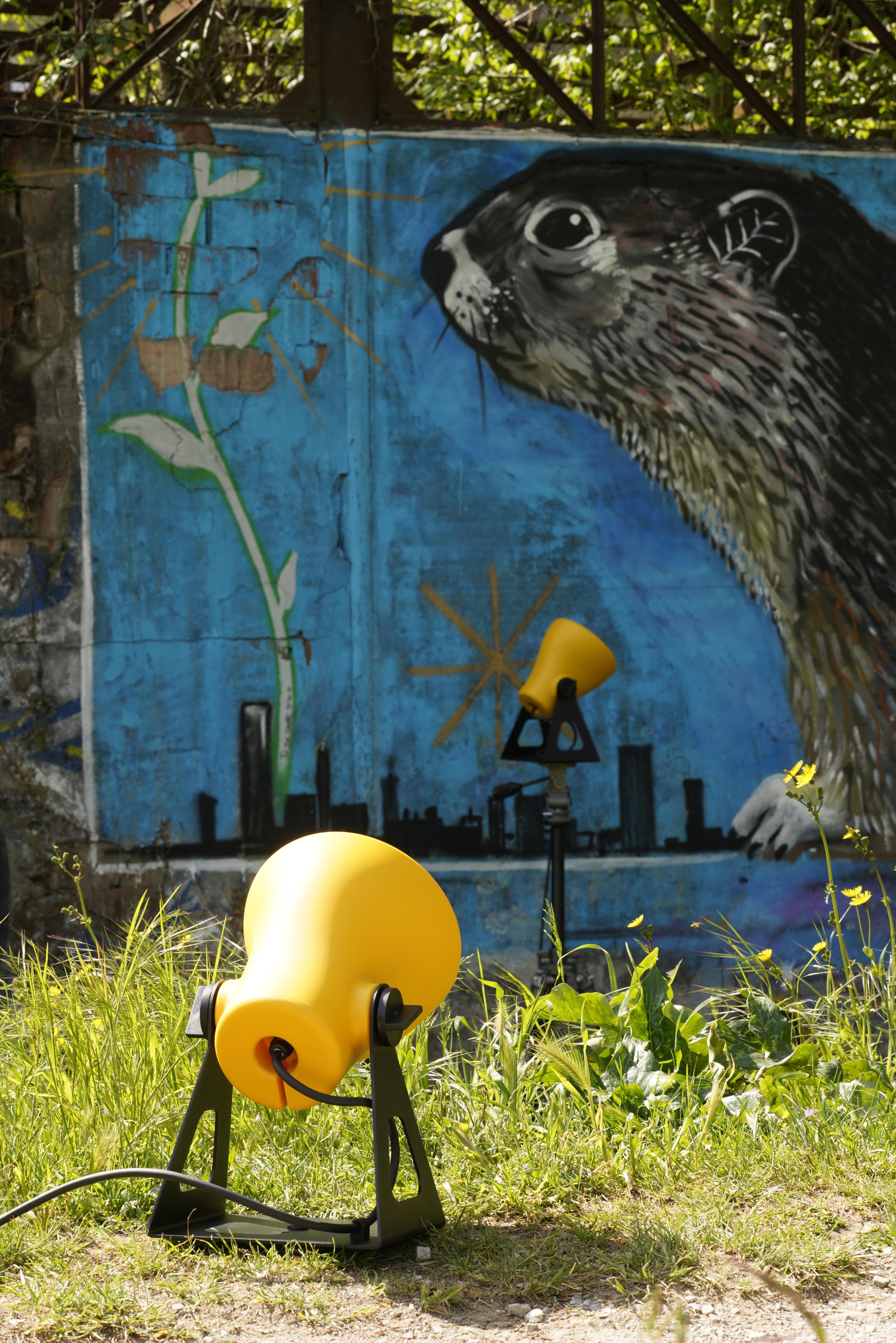 Lampa zewnętrzna podłogowa FROG żółty