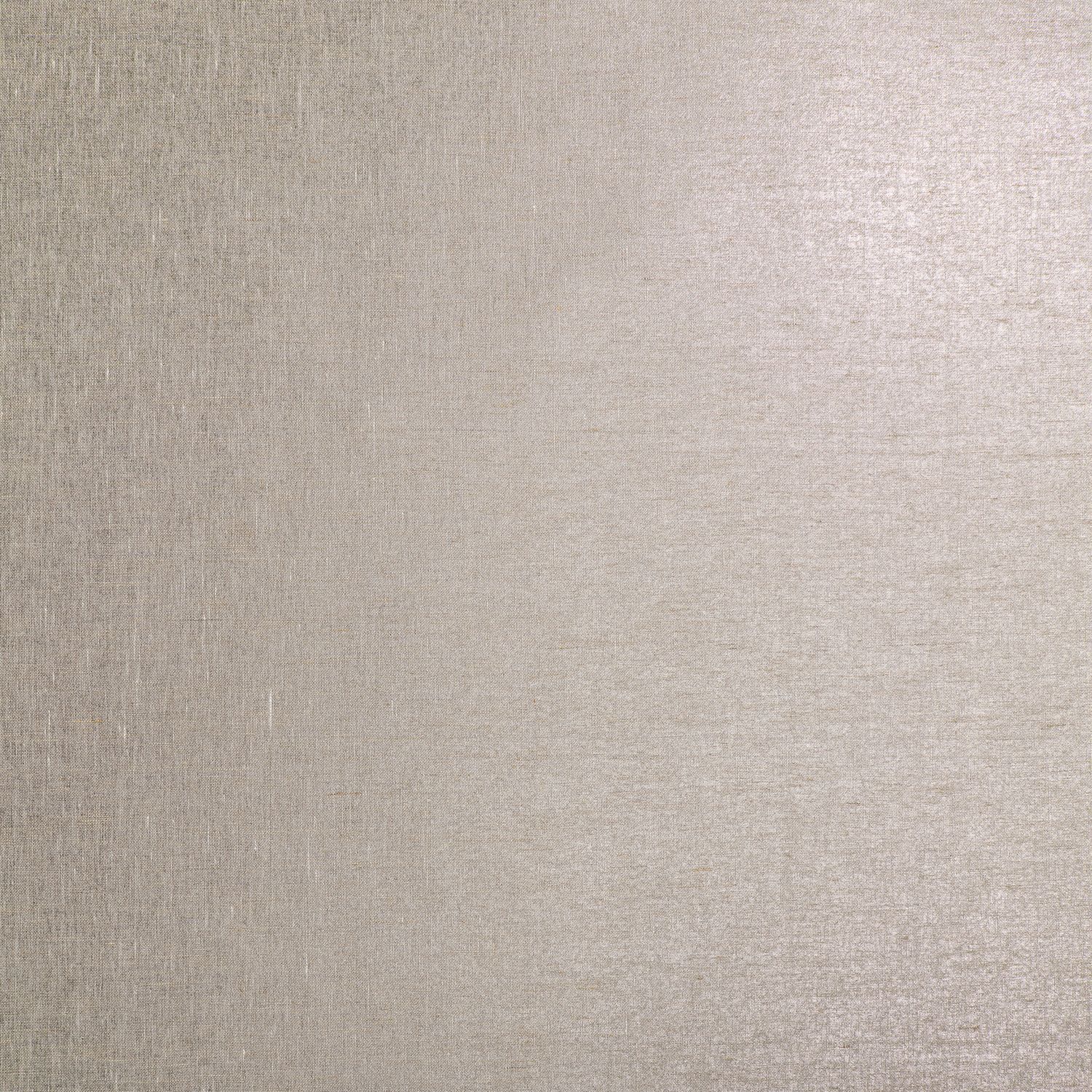 Strukturierte Textiltapete aus Leinen mit Opalisierungseffekt ELARA - MARRON GLACÉ gedämpftes Hellbraun