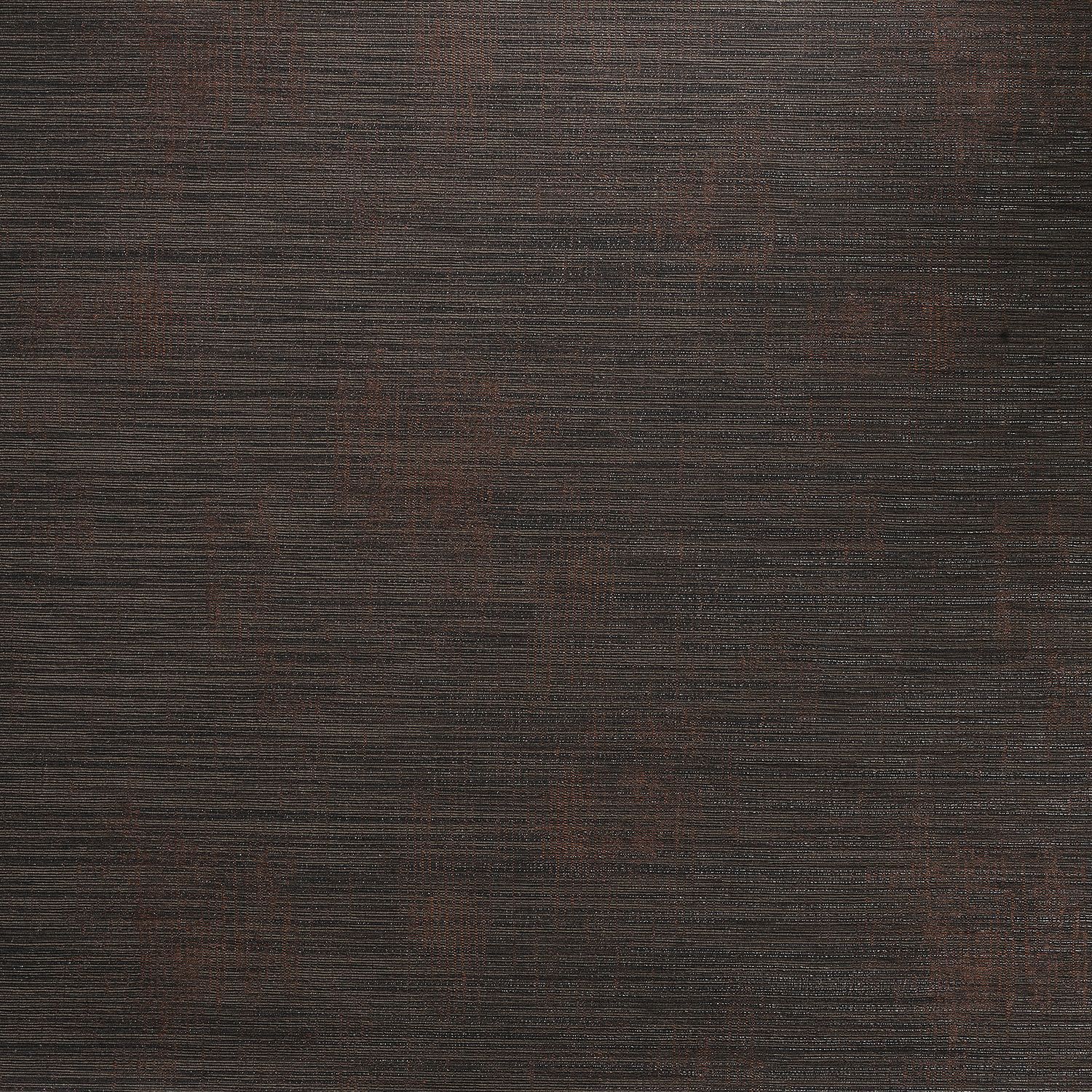Textile wallpaper with a structural design resembling canvas ORCADE - CHOCOLAT chocolate brown