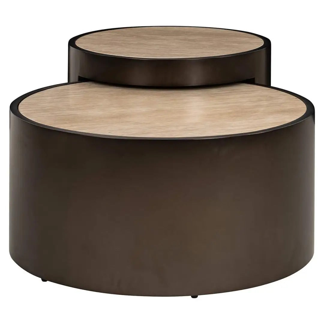 RONSON Brown Coffee Table Set