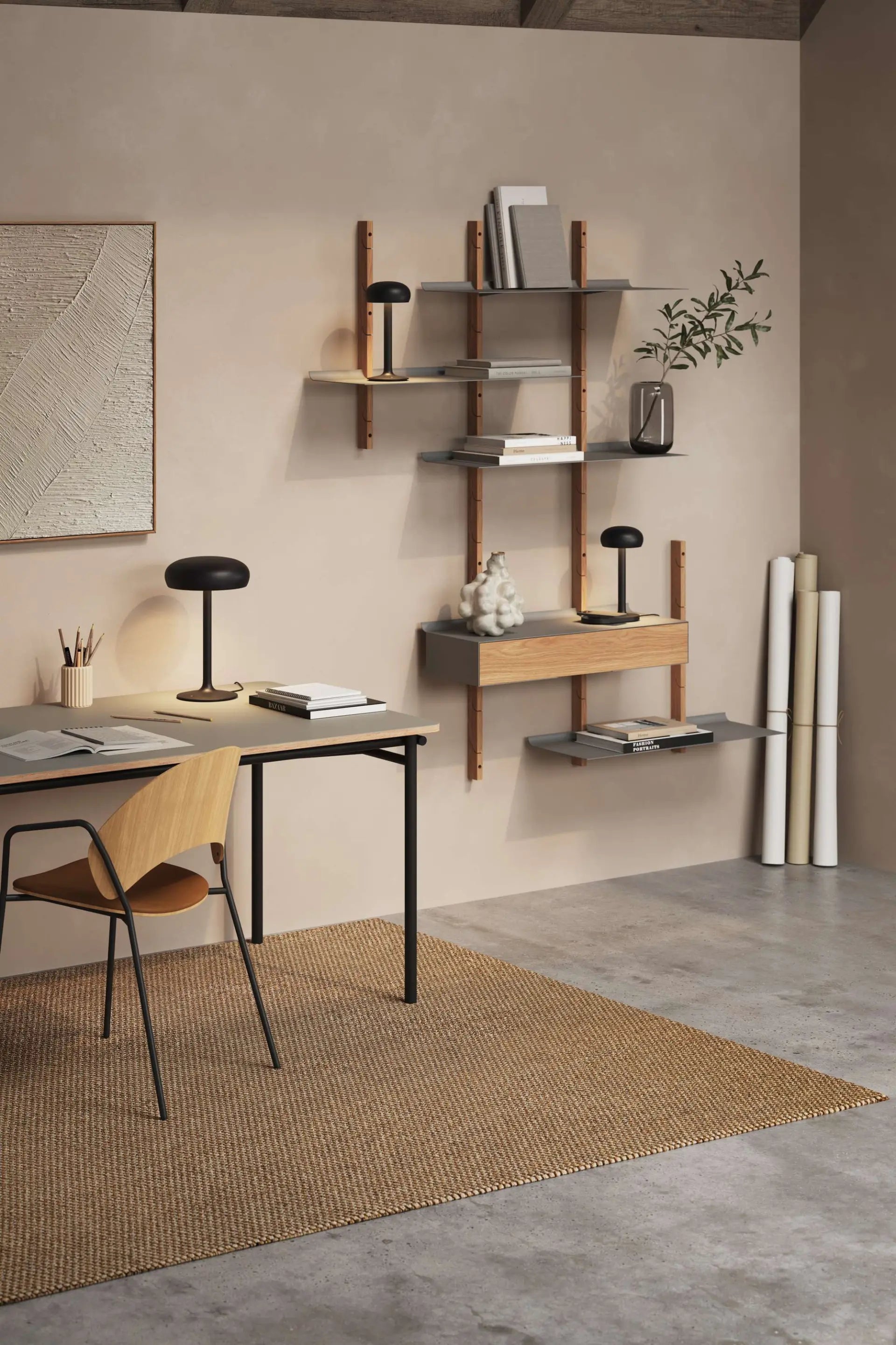 Tischlampe EMENDO schwarz