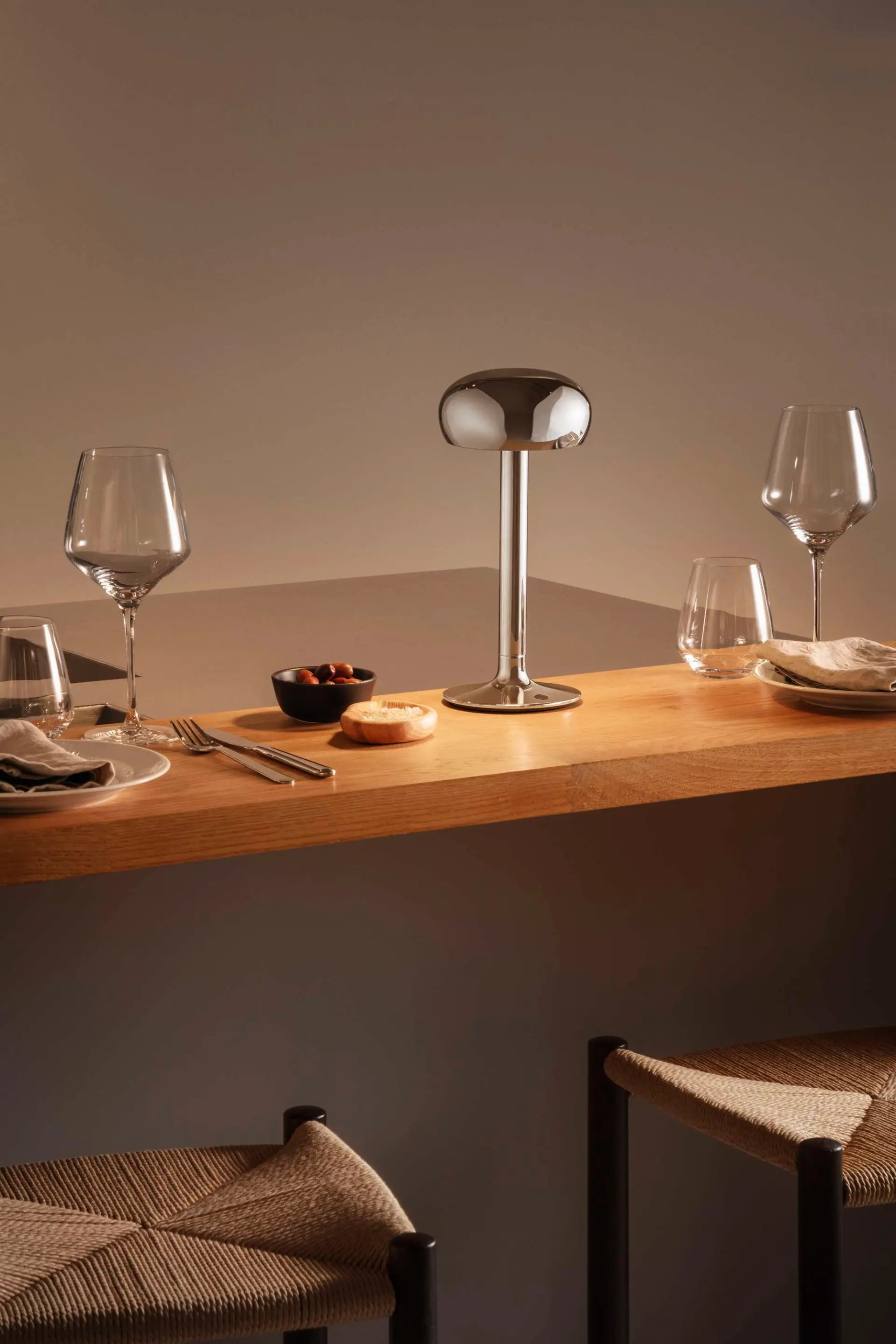 EMENDO portable lamp silver