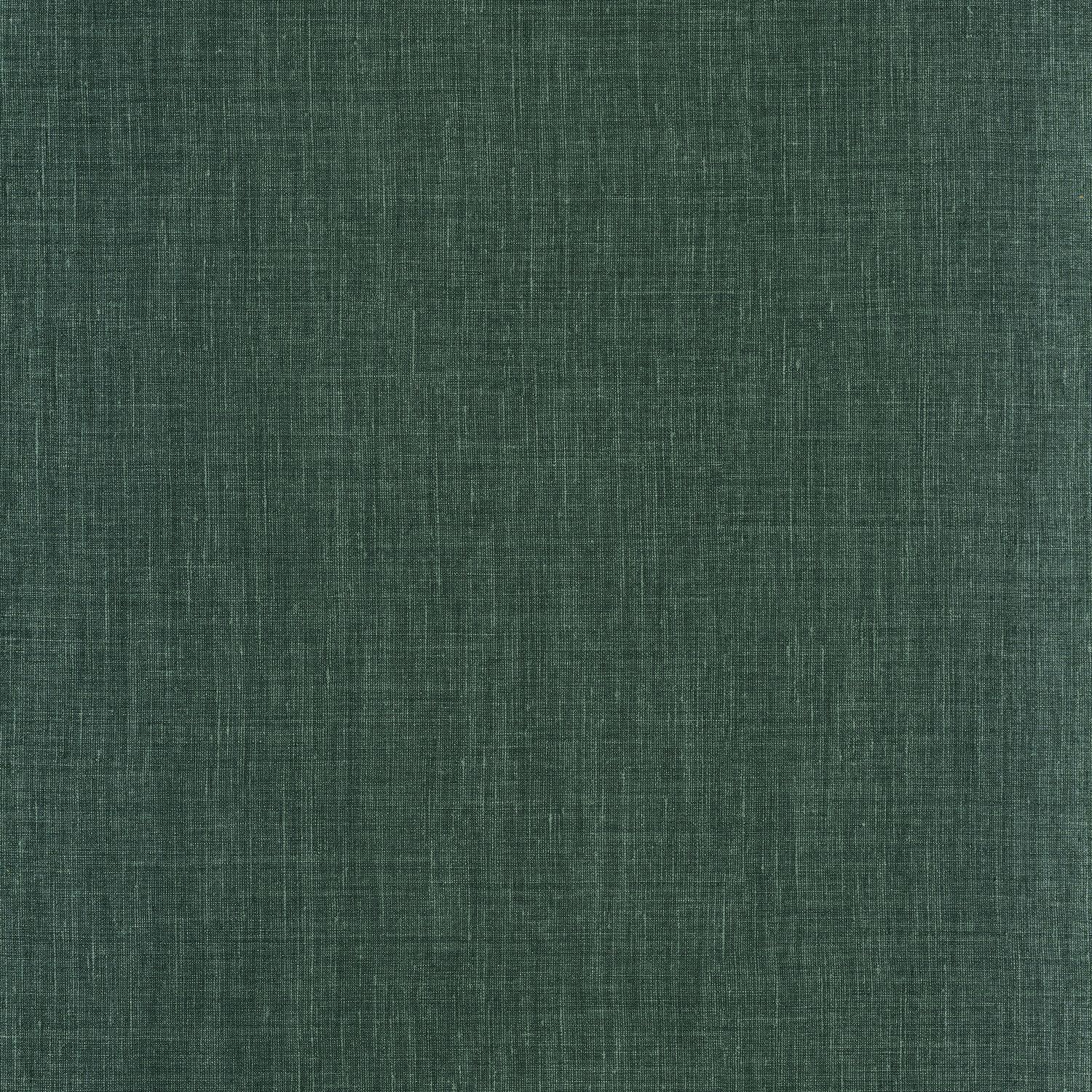 Structural wallpaper resembling linen canvas SHINOK - VERT FORET dark green