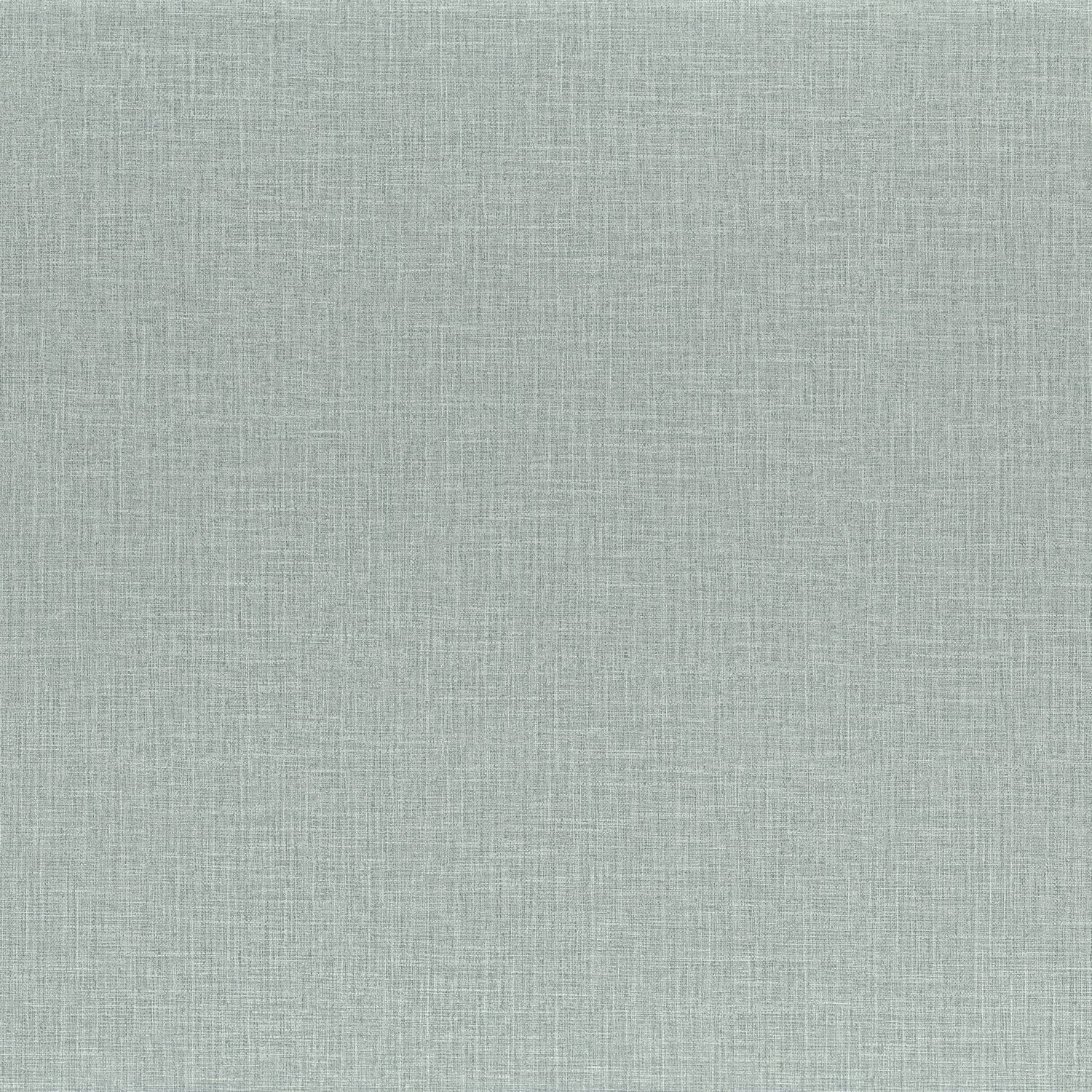Strukturierte Tapete, die gewebtes Leinen imitiert FILIN - VERT D'EAU hellgrün