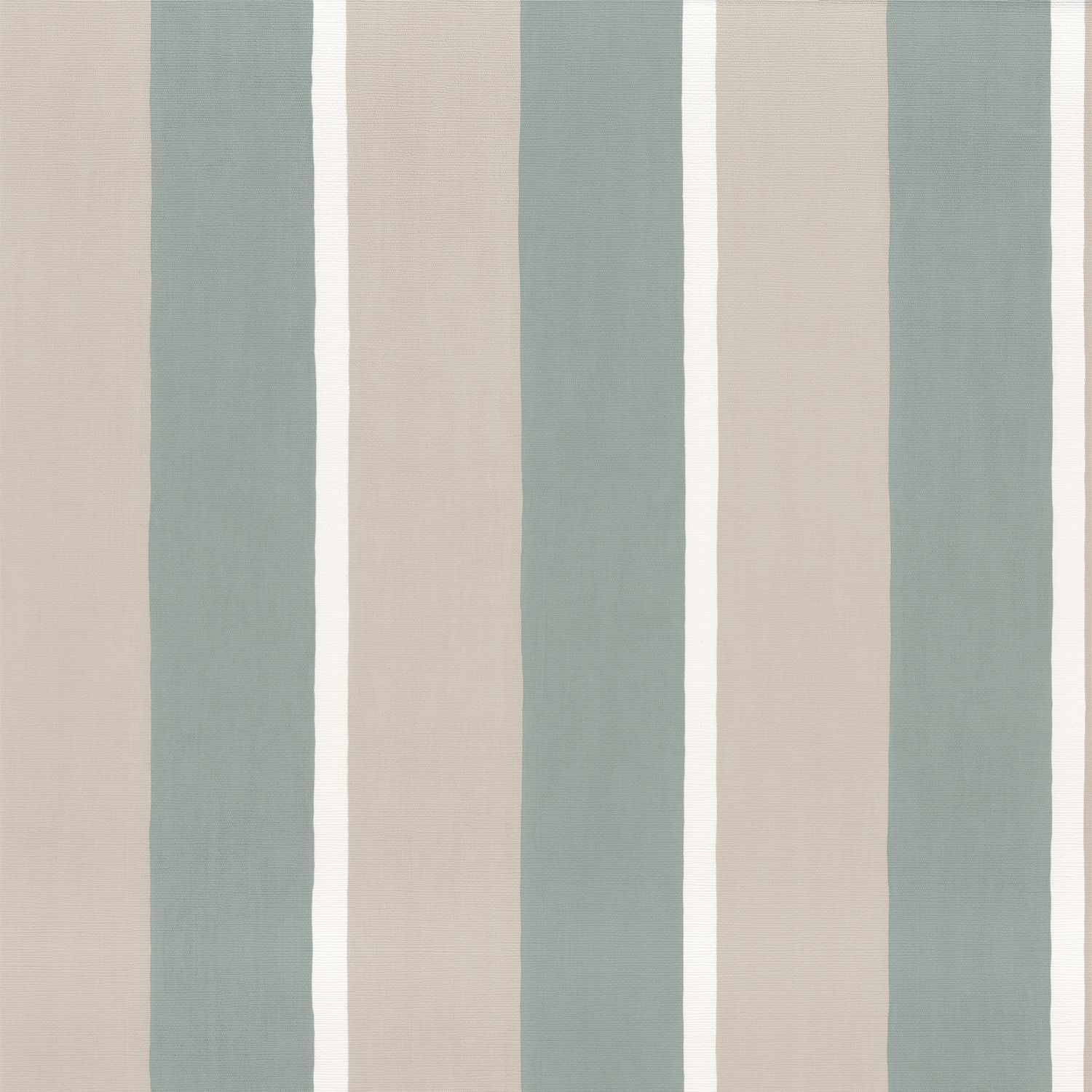 Strukturierte Tapete, die gestreiftes Leinen imitiert SINOPIA - GRÈGE/VERT DE GRIS grün mit braun