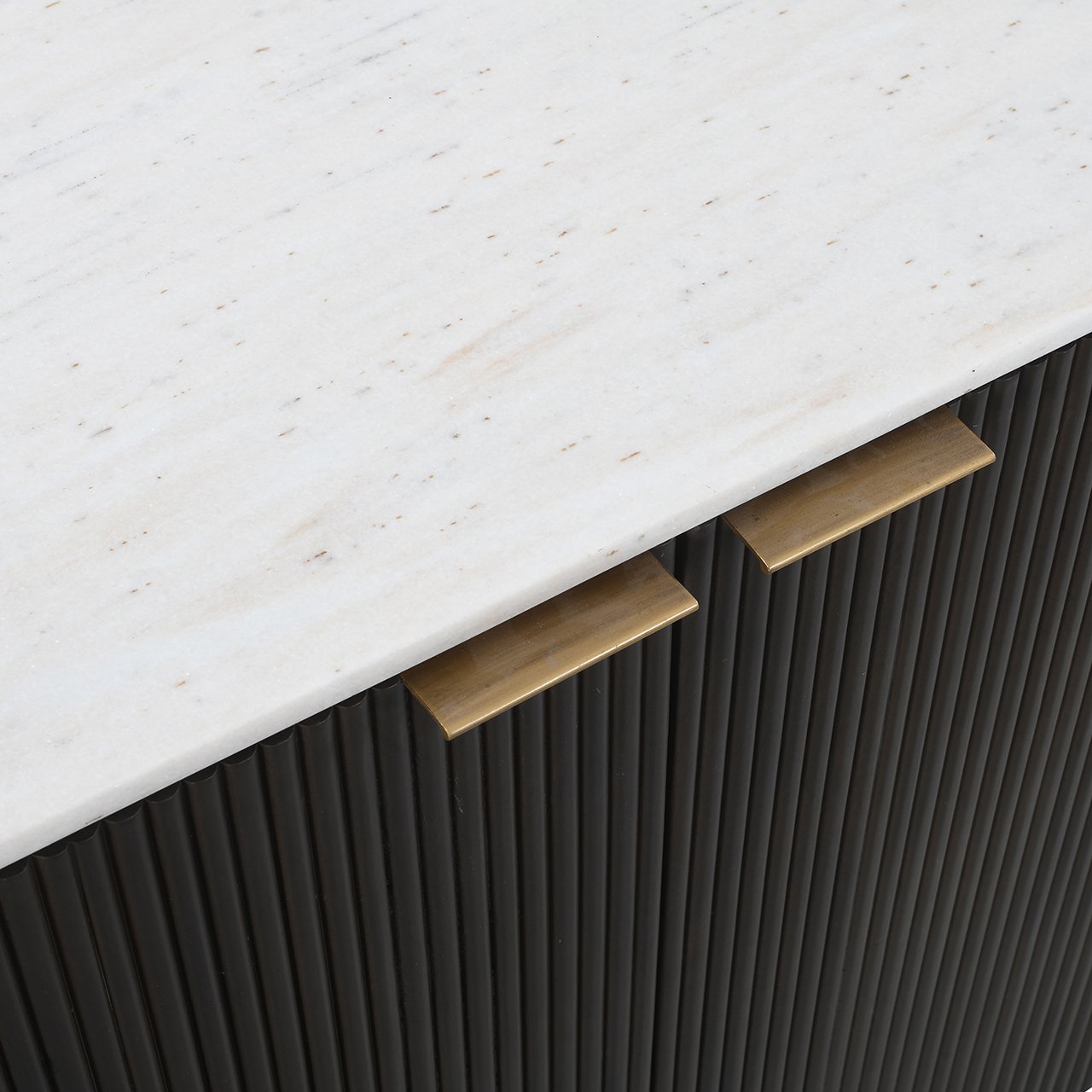 MAYFIELD Chest of Drawers White Marble